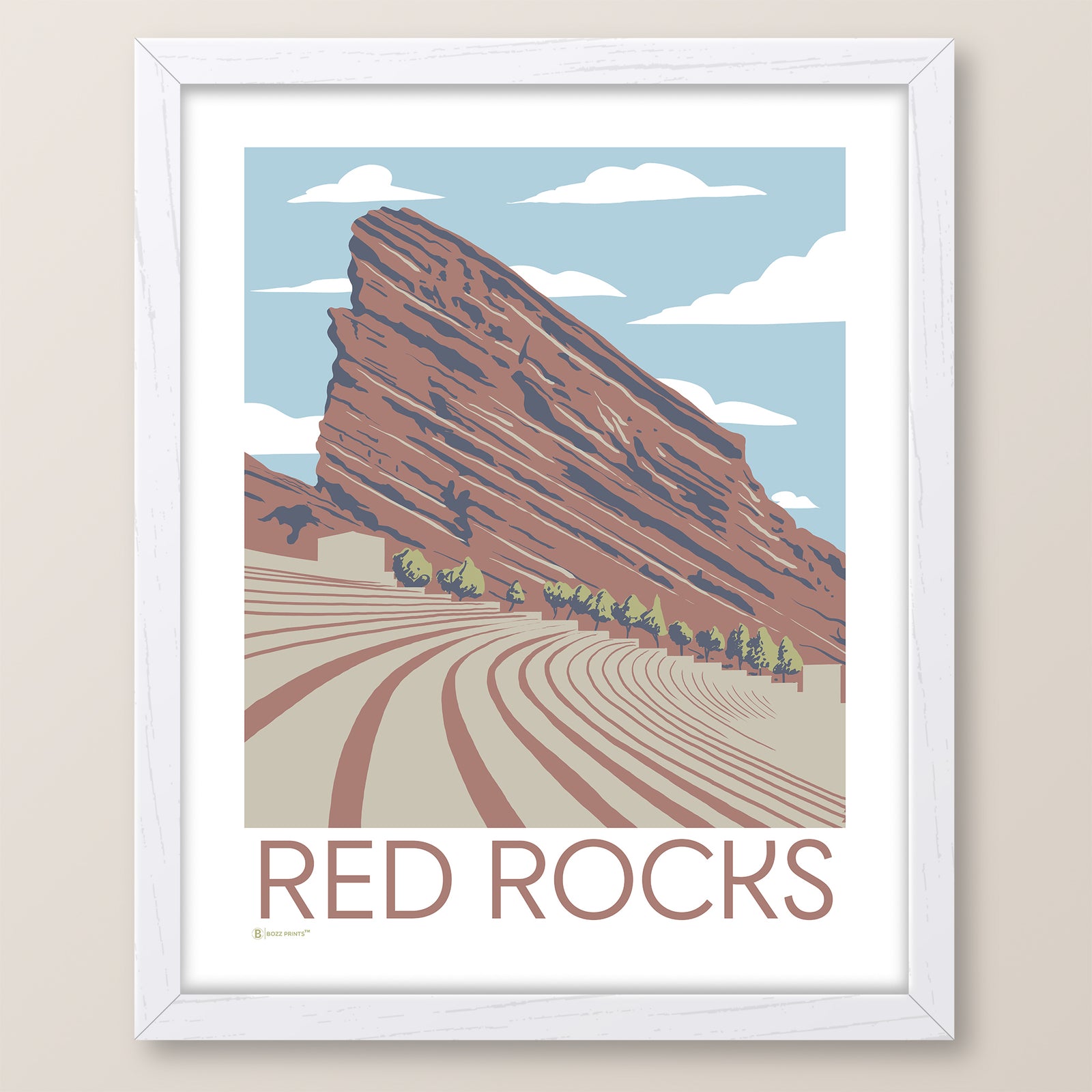 Red Rocks Amphitheater Print