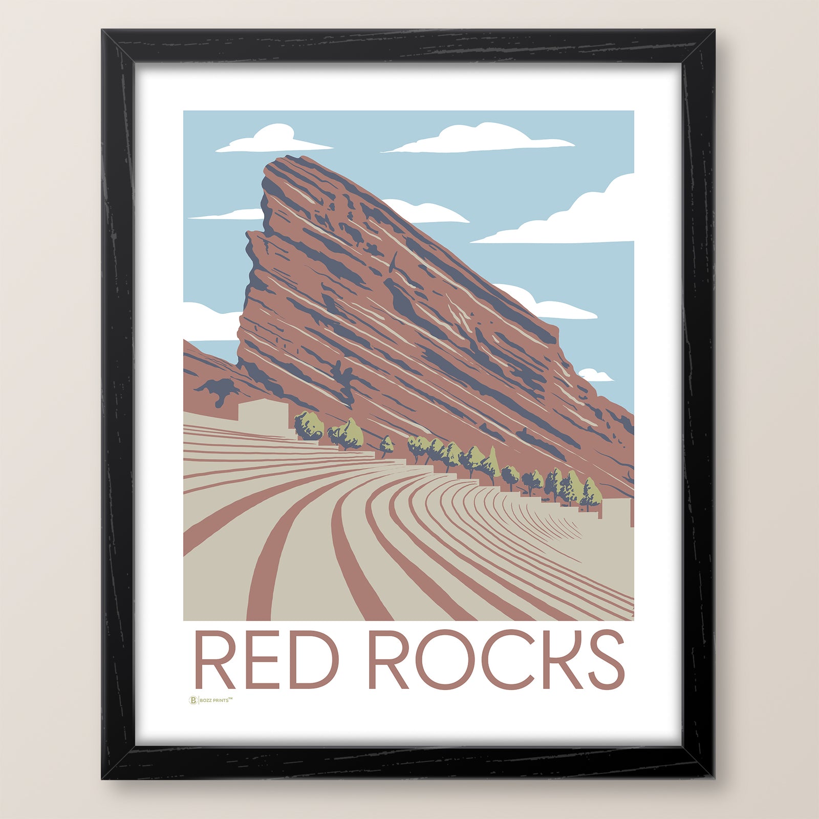 Red Rocks Amphitheater Print
