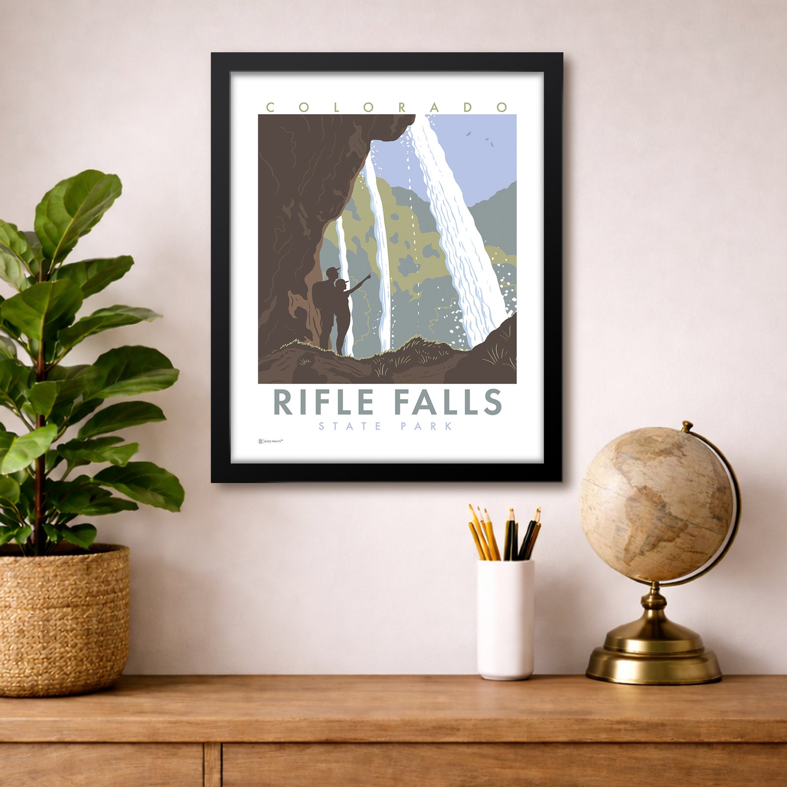 Rifle Falls - Colorado State Park Print