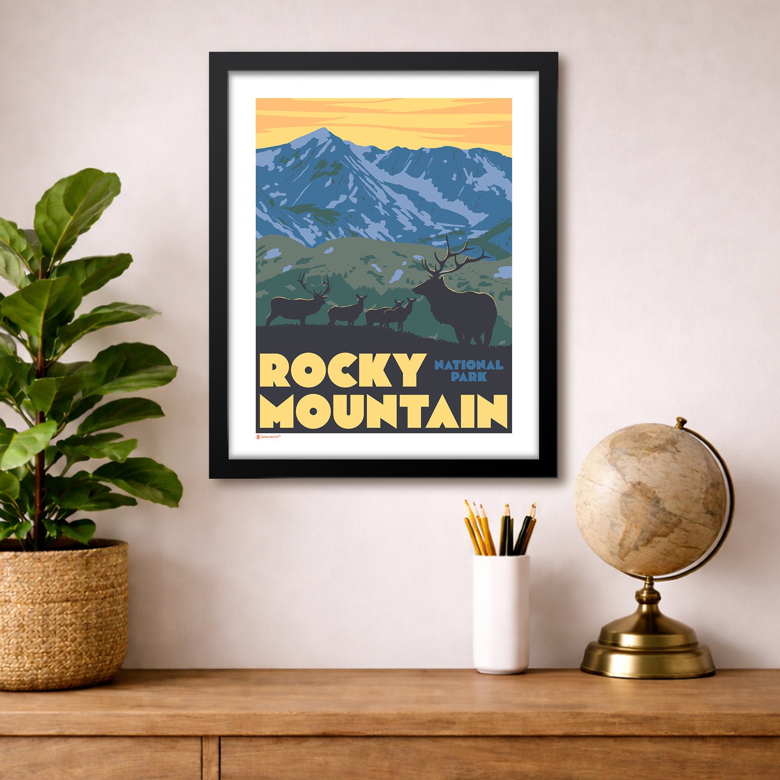 Rocky Mountain National Park Trail Ridge Road Print