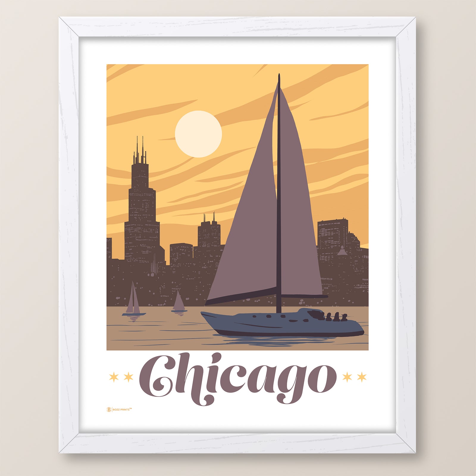 Sail Chicago Print