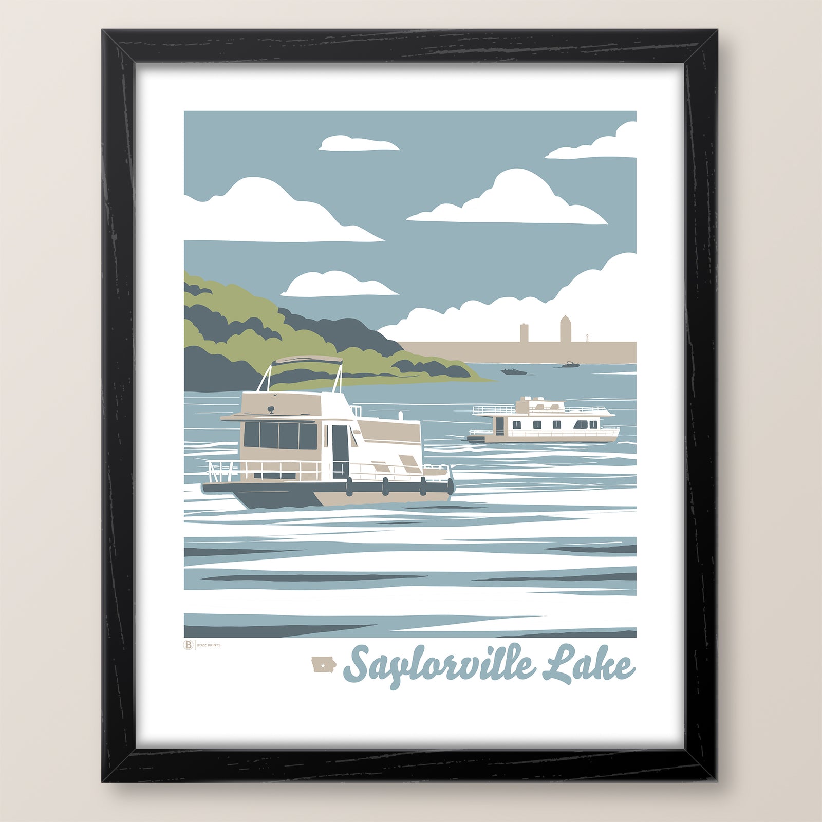 Saylorville Lake Marina Print