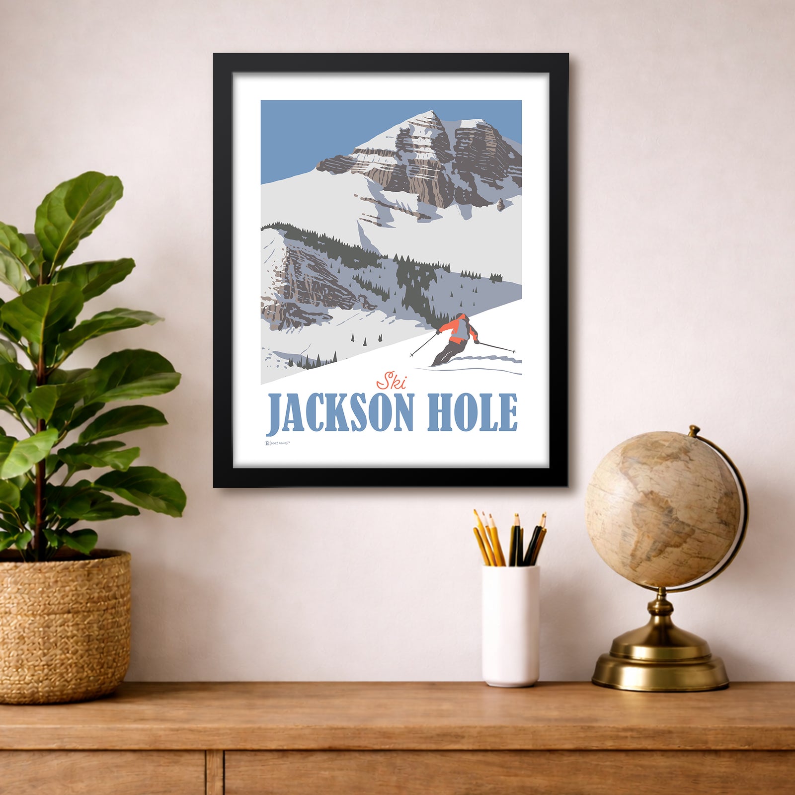 Ski Jackson Hole Print
