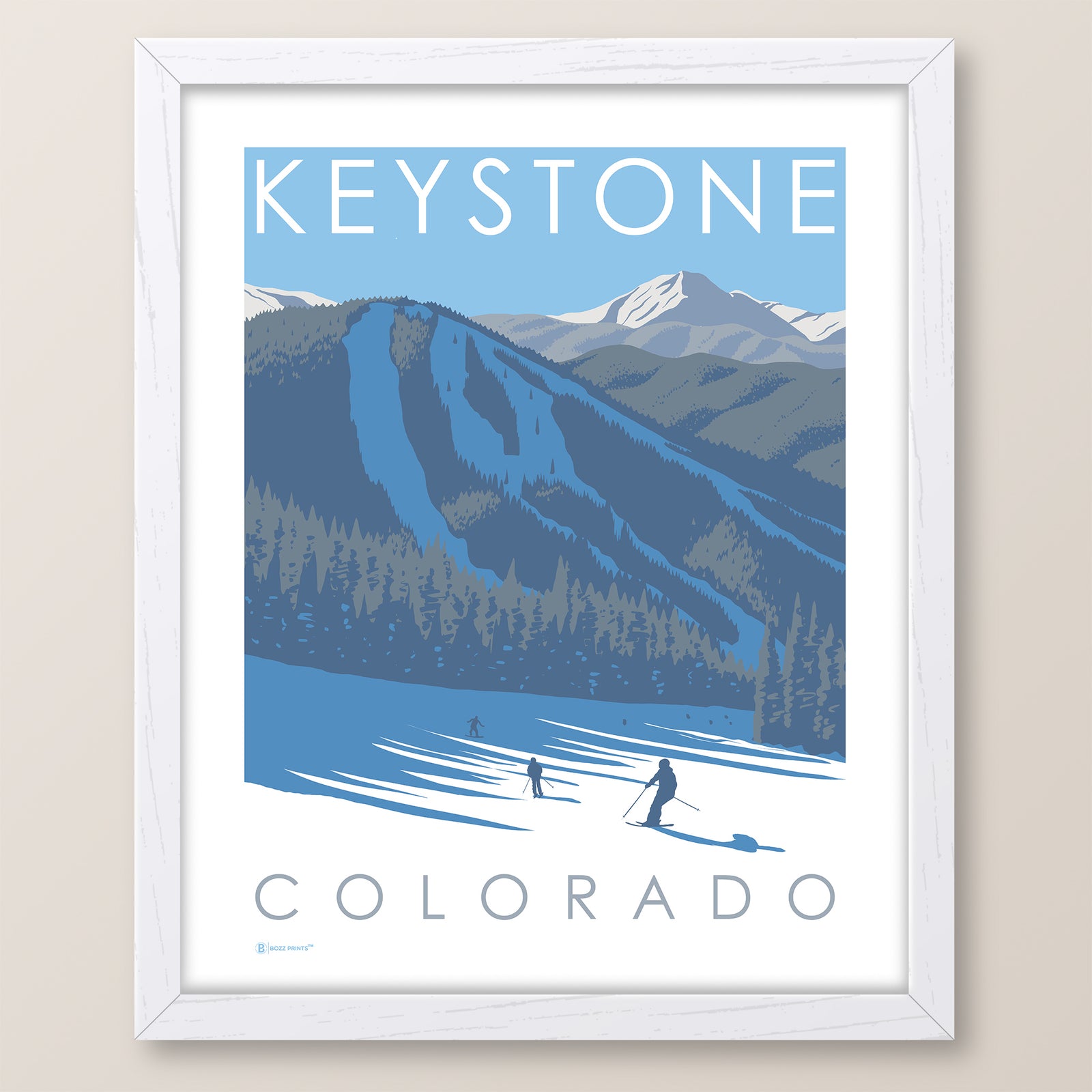 Ski Keystone Print