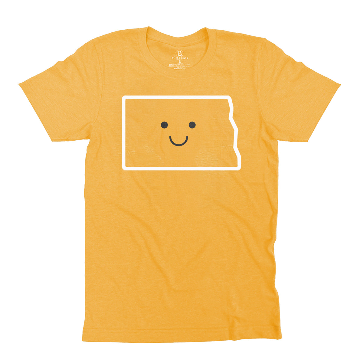 North Dakota Smiley Face T-Shirt