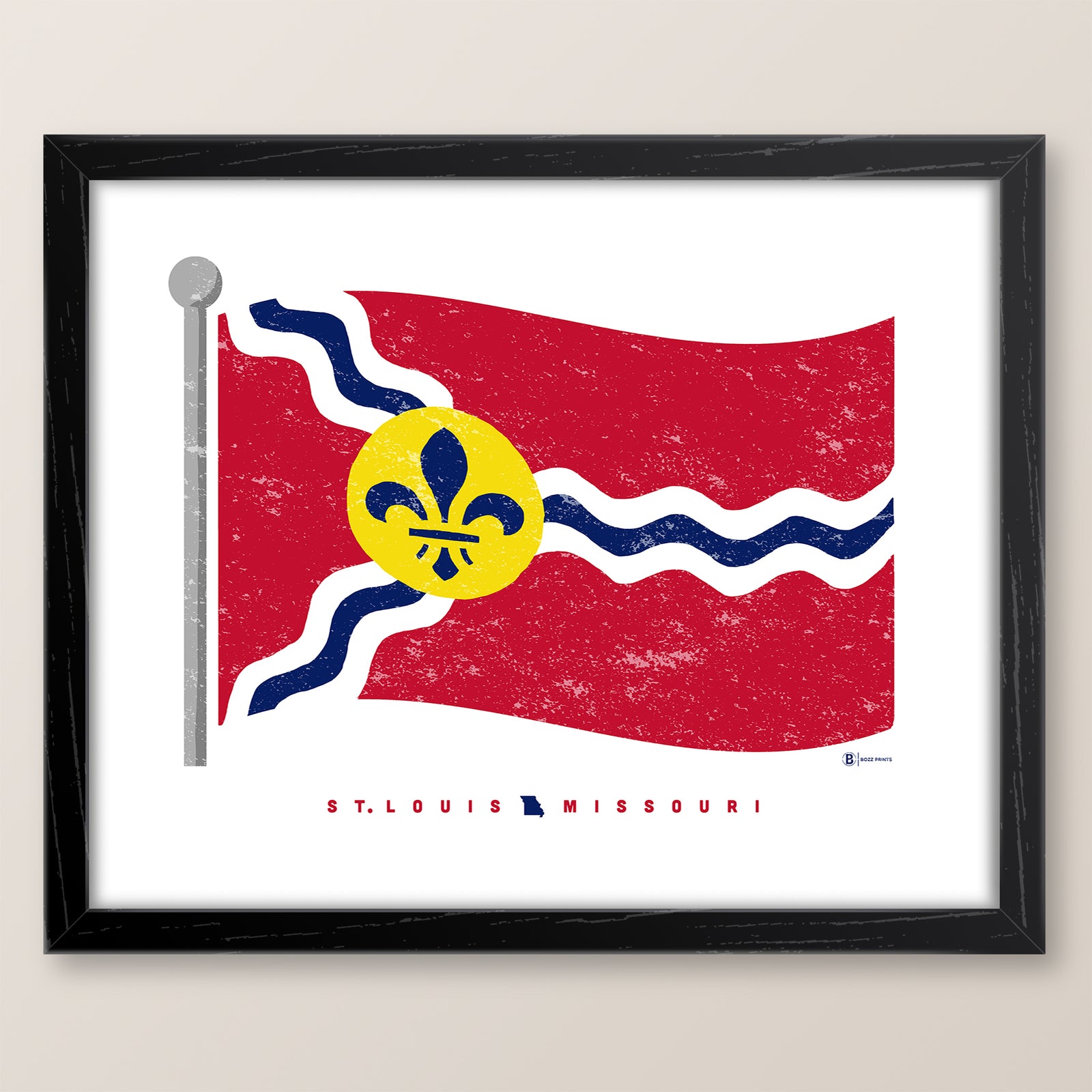 St. Louis Flag Print