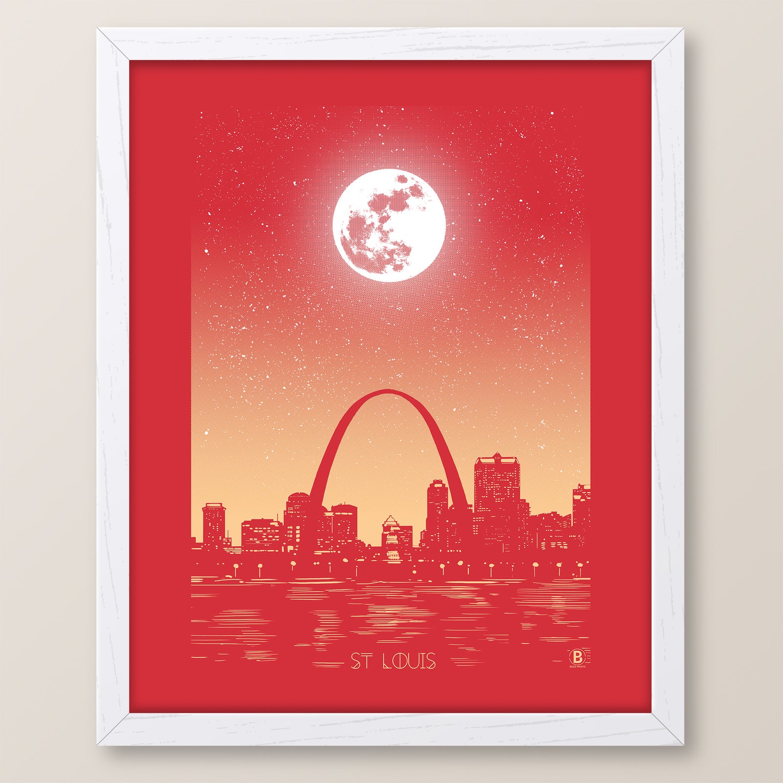 St. Louis Moon Print