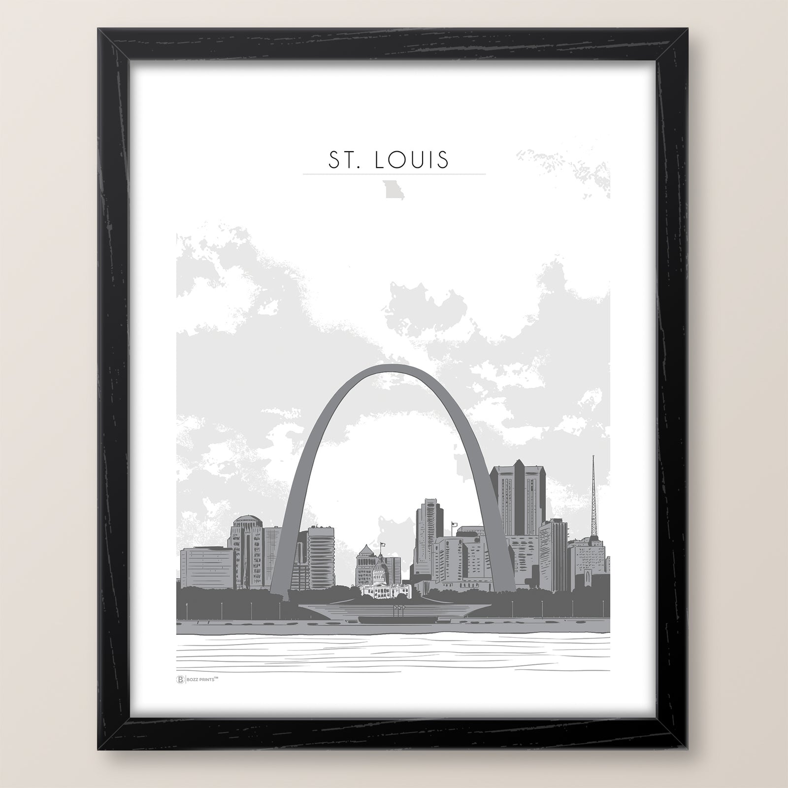 St. Louis Skyline Print