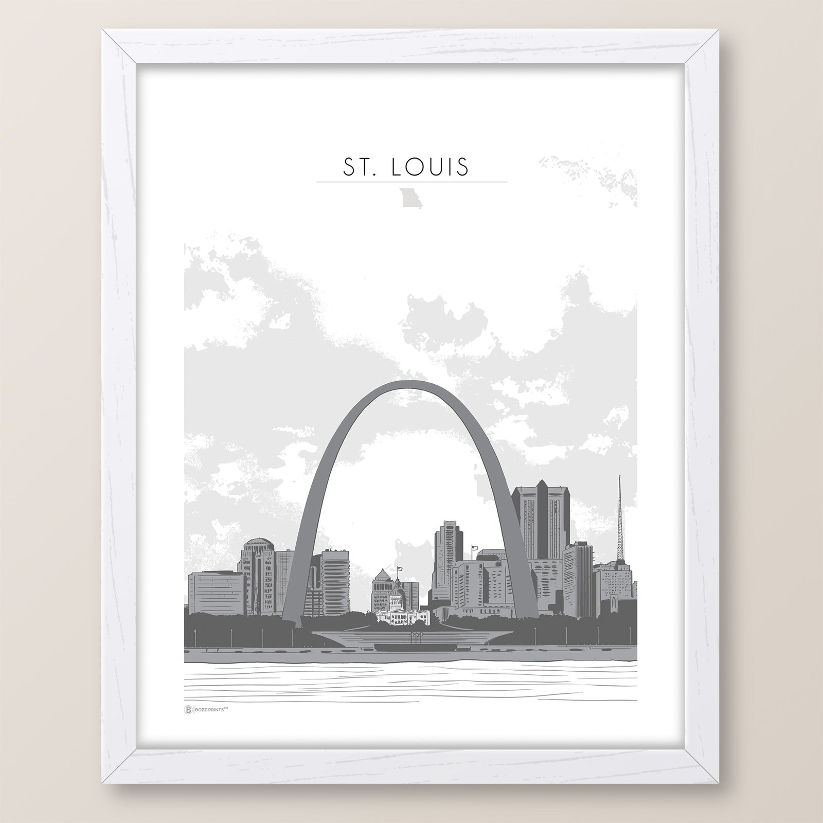 St. Louis Skyline Print