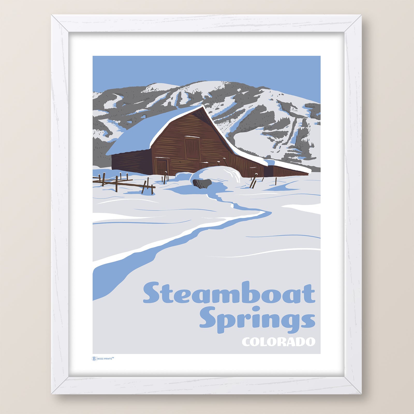 Steamboat Springs Barn Print