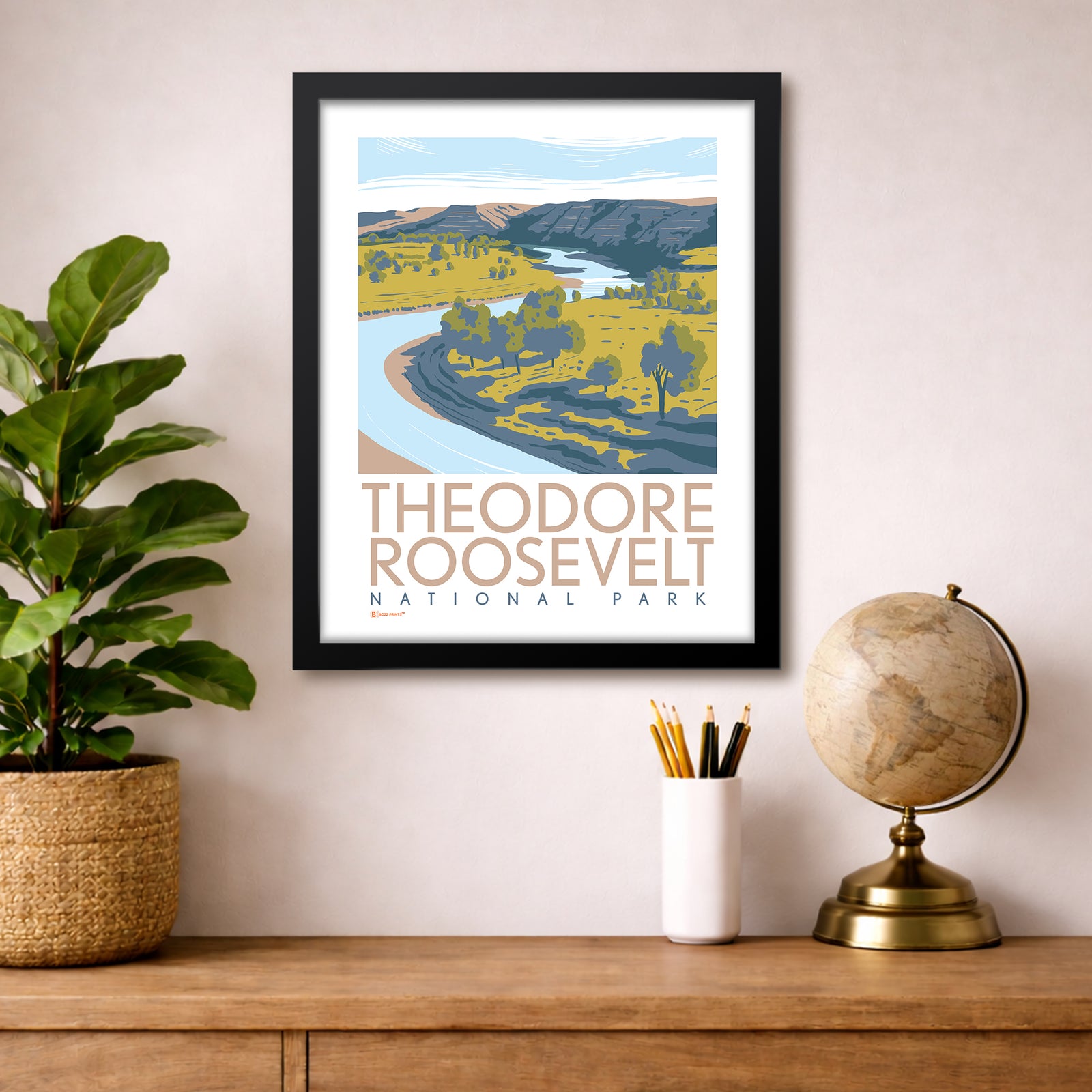 Theodore Roosevelt National Park Overlook Print