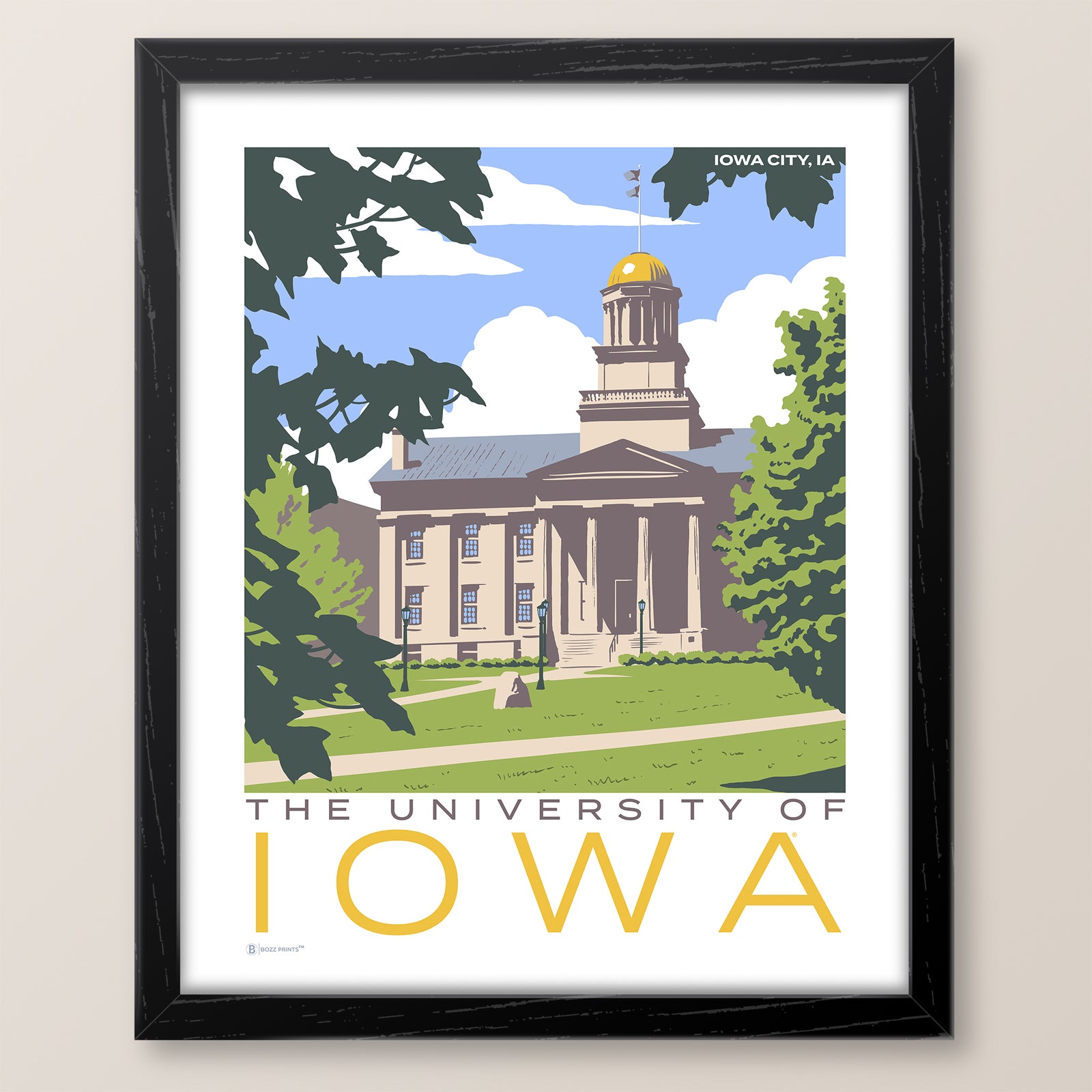 University of Iowa Old Capitol Print