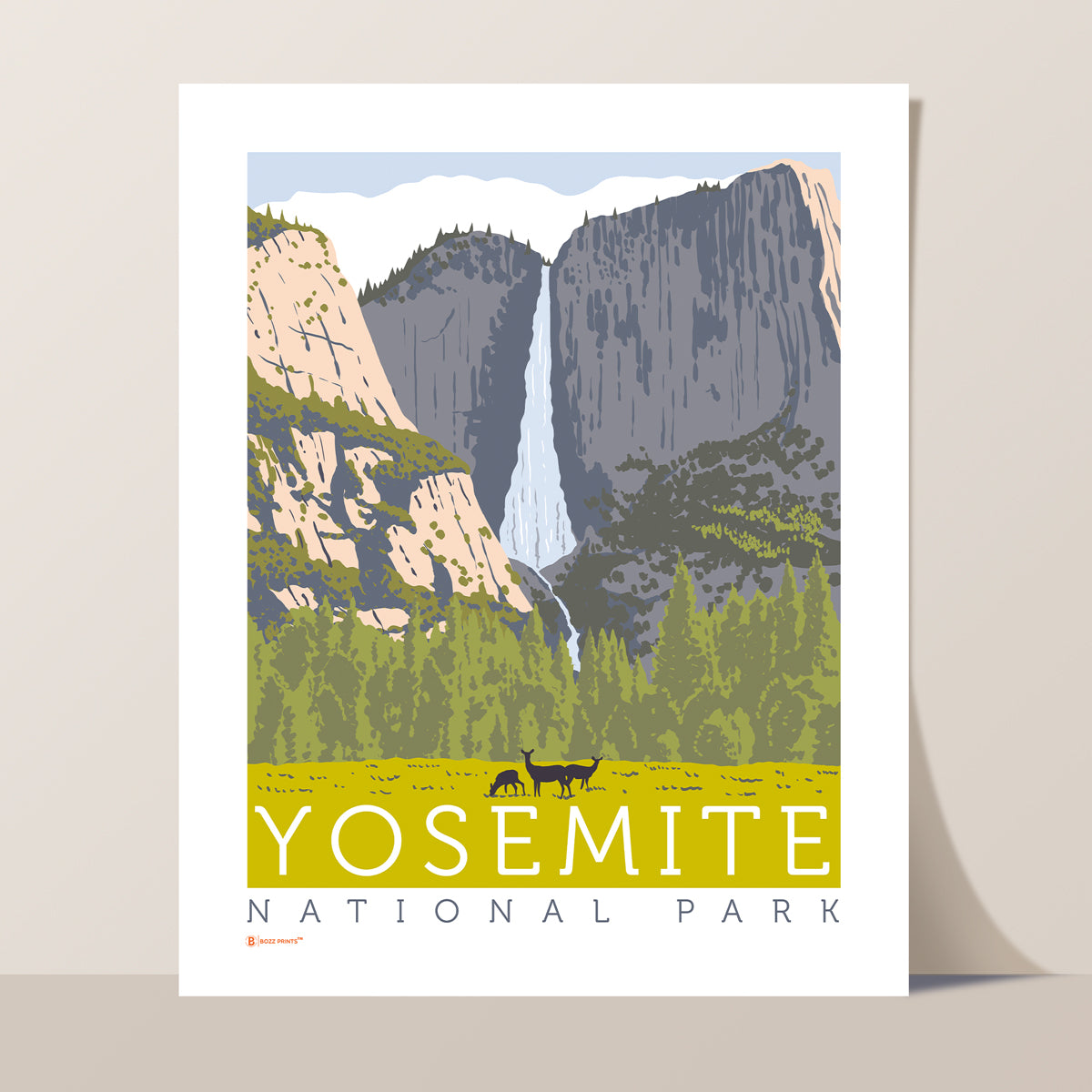 Yosemite National Park Yosemite Falls Print