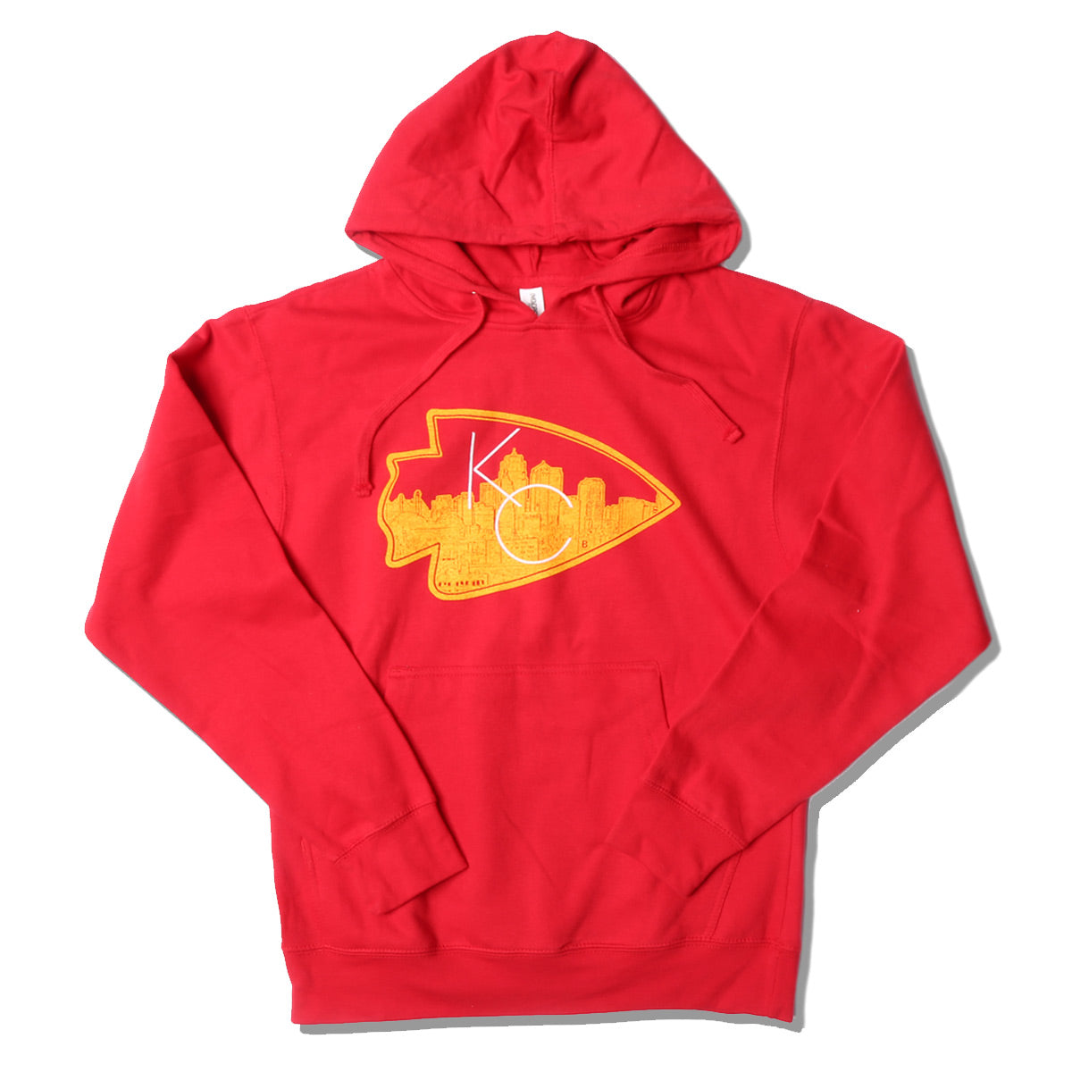 Kansas City Arrowhead Hooded Sweatshirt - Bozz Prints