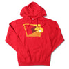 The Cardinal &amp; Gold State Hooded Sweatshirt - Bozz Prints