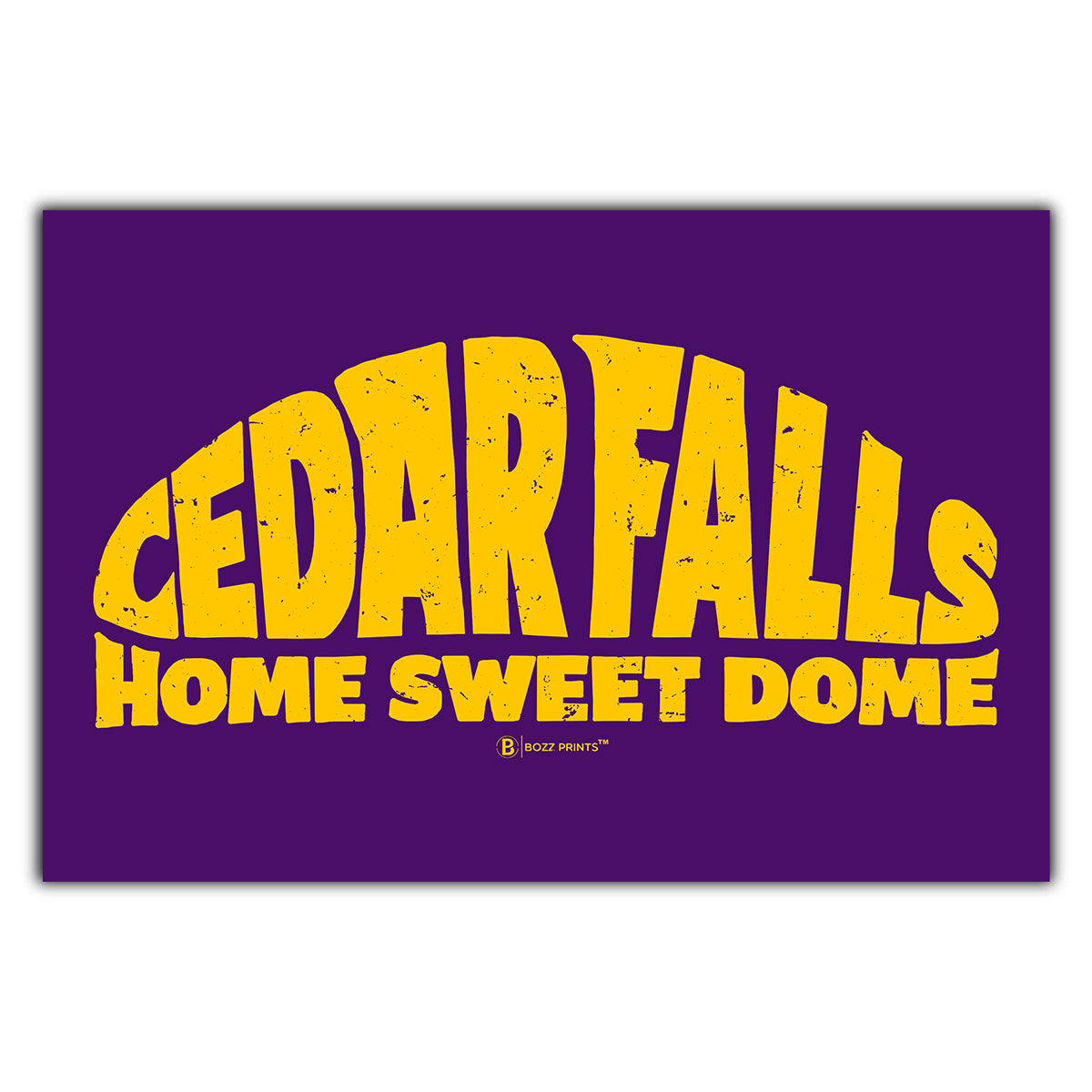 Cedar Falls Home Sweet Dome Postcard - Bozz Prints