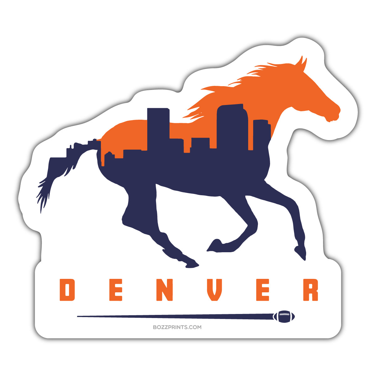 Denver Football - Bozz Prints