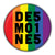 Des Moines 515 Pride Round Coaster - Bozz Prints