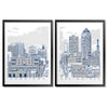 Downtown Des Moines Print Set - Bozz Prints