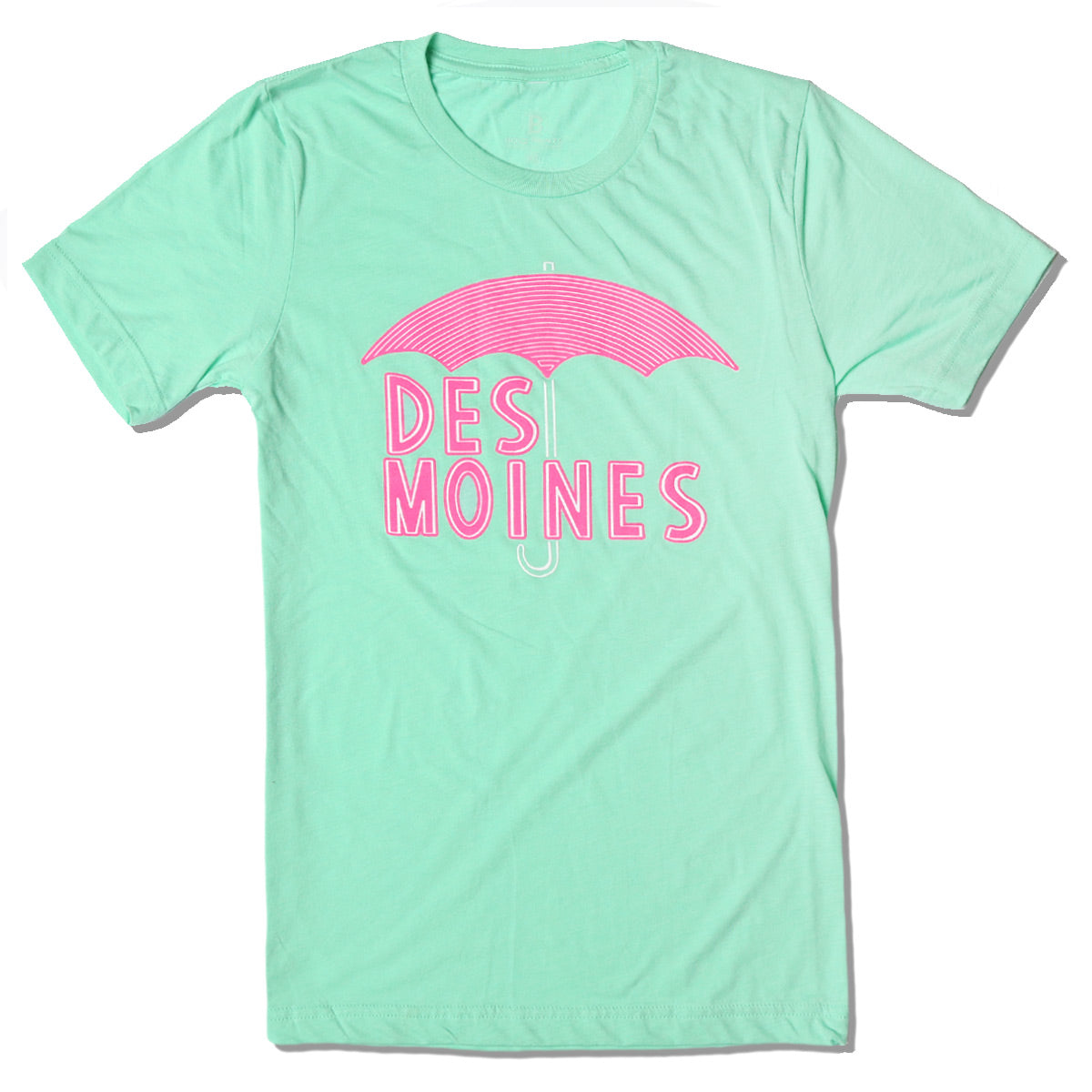 Des Moines Umbrella Watermelon T-Shirt - Bozz Prints