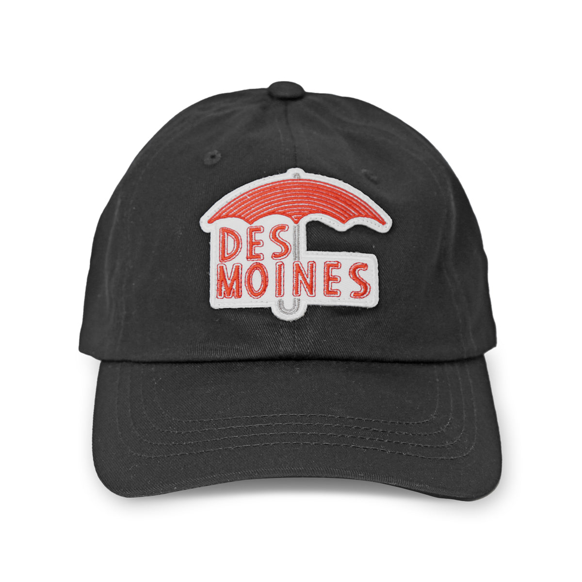 Des Moines Umbrella Black Hat - Bozz Prints