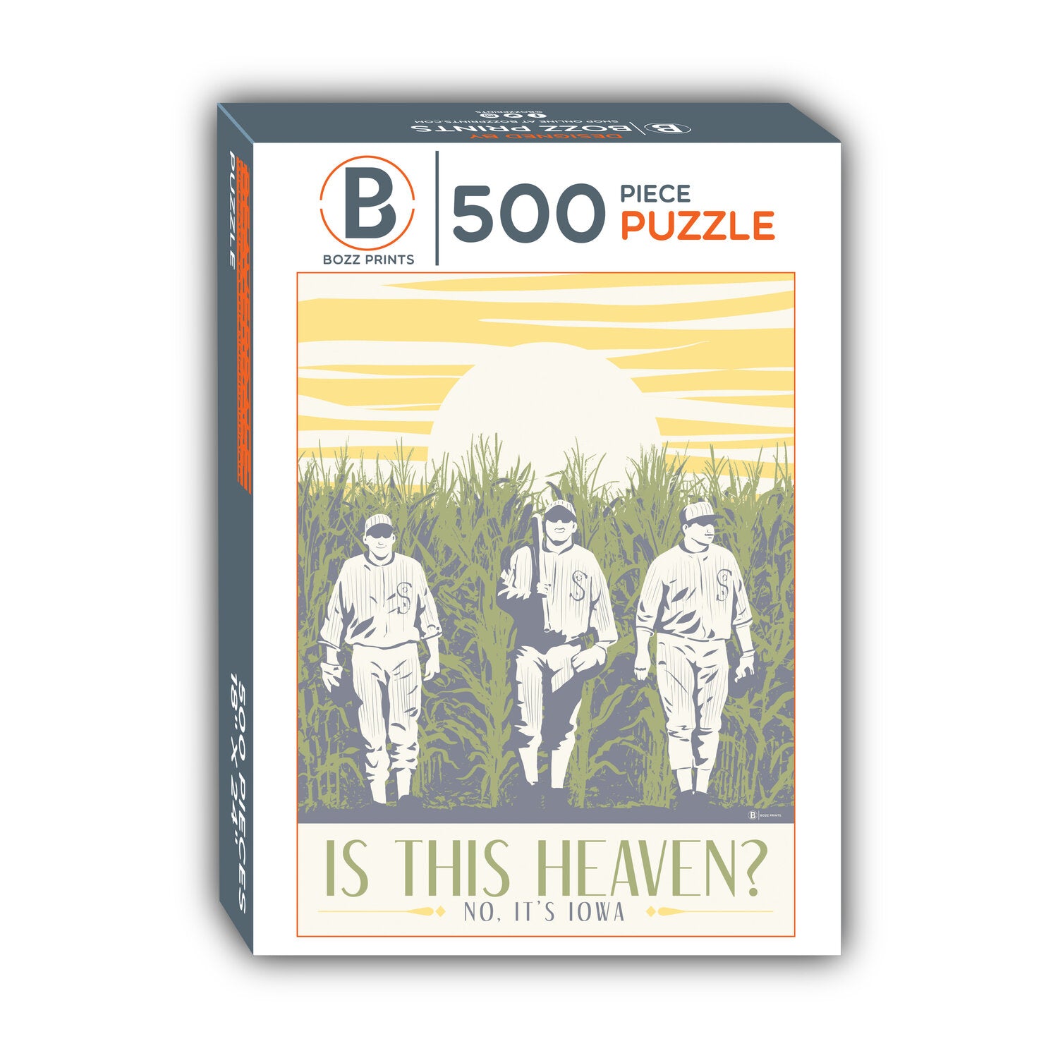 Is this Heaven? No It's Iowa Jigsaw Puzzle - Bozz Prints