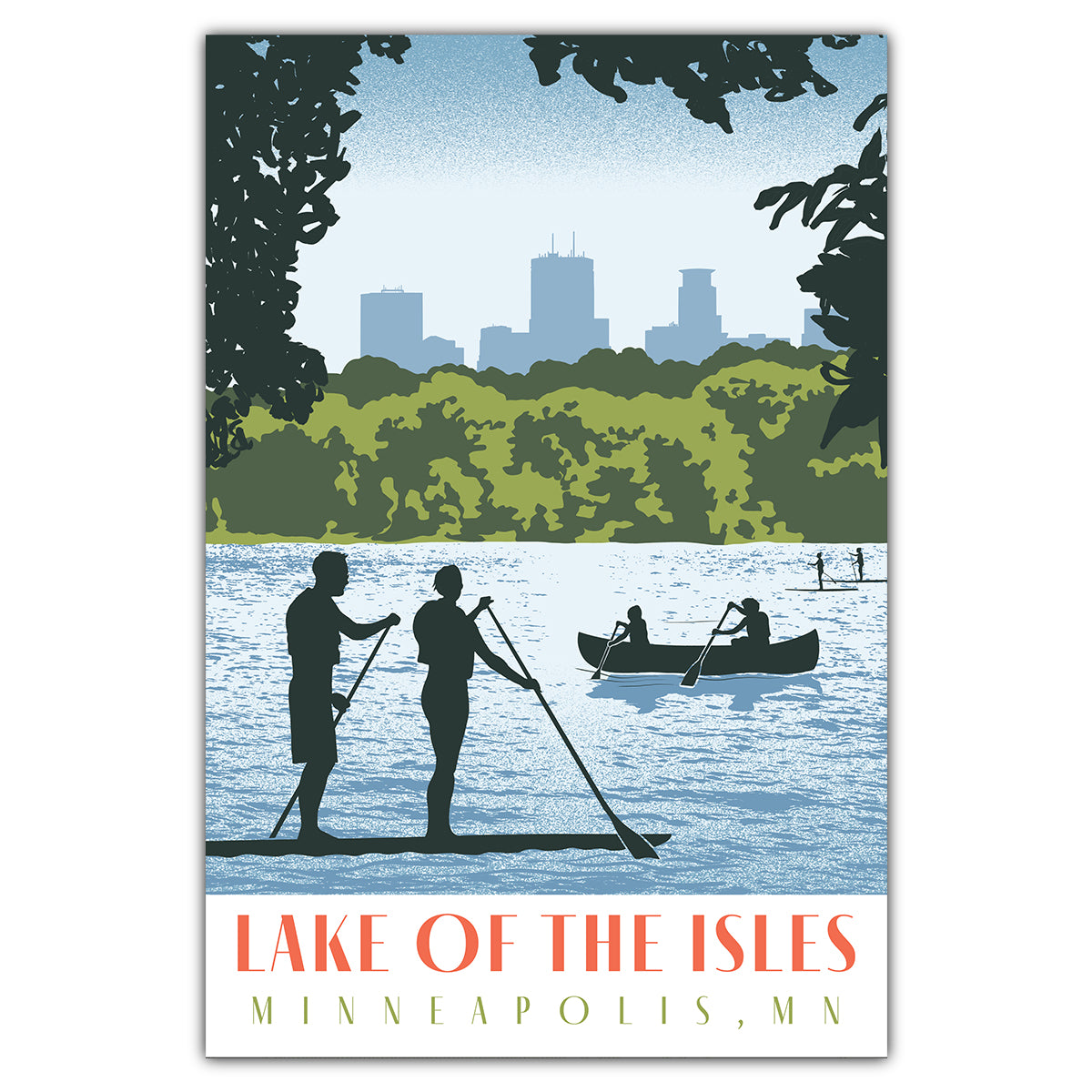 Lake of the Isles Postcard - Bozz Prints