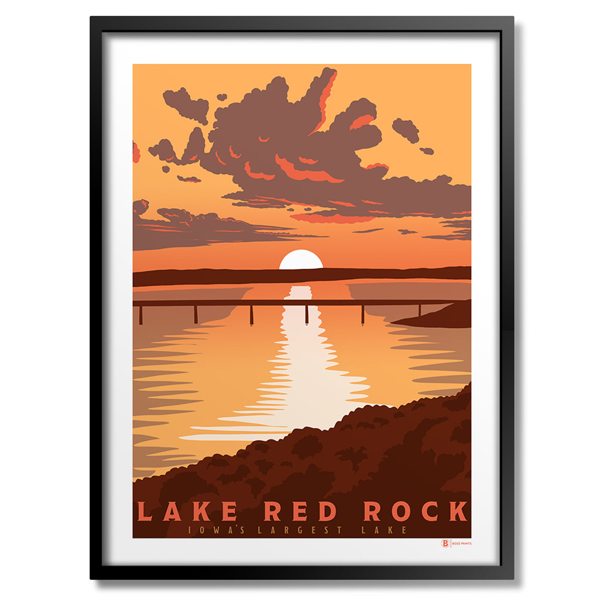 Lake Red Rock Print - Bozz Prints