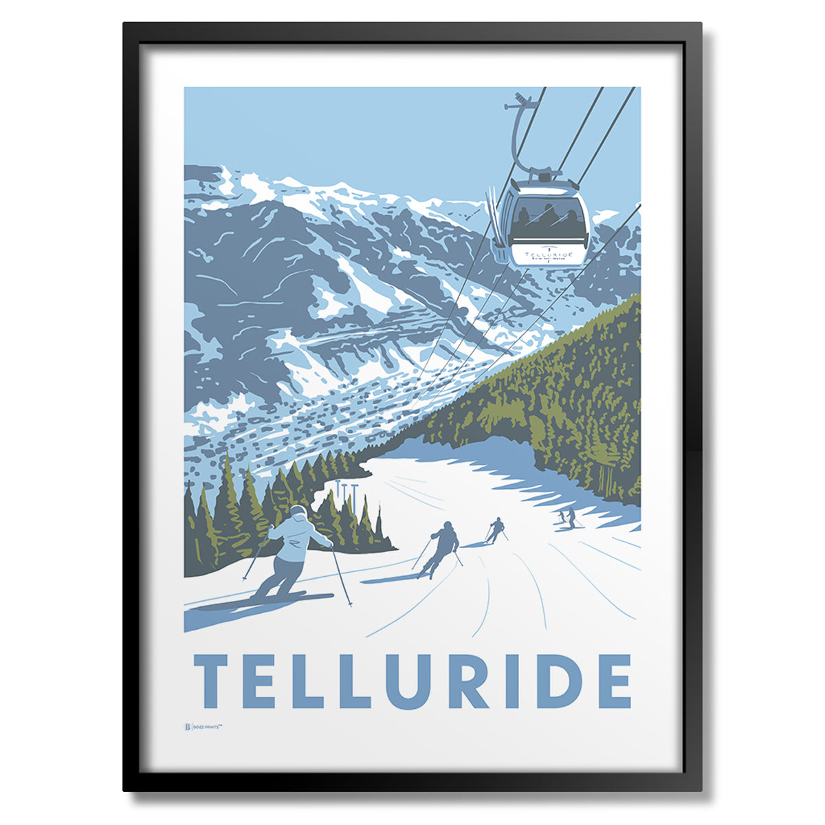 Ski Telluride Print - Bozz Prints