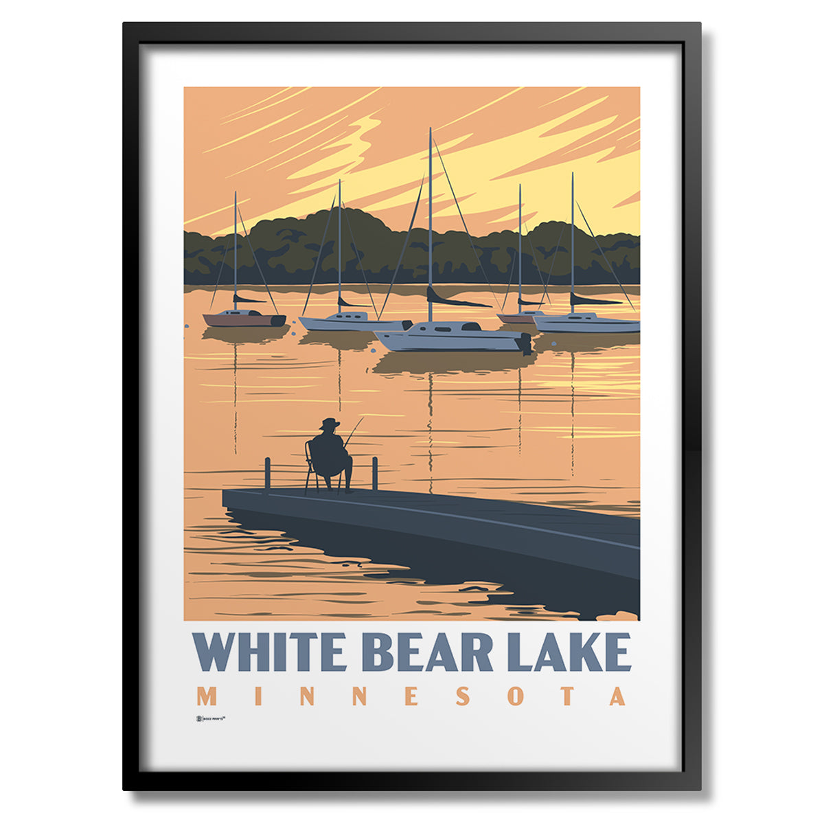 White Bear Lake Print - Bozz Prints