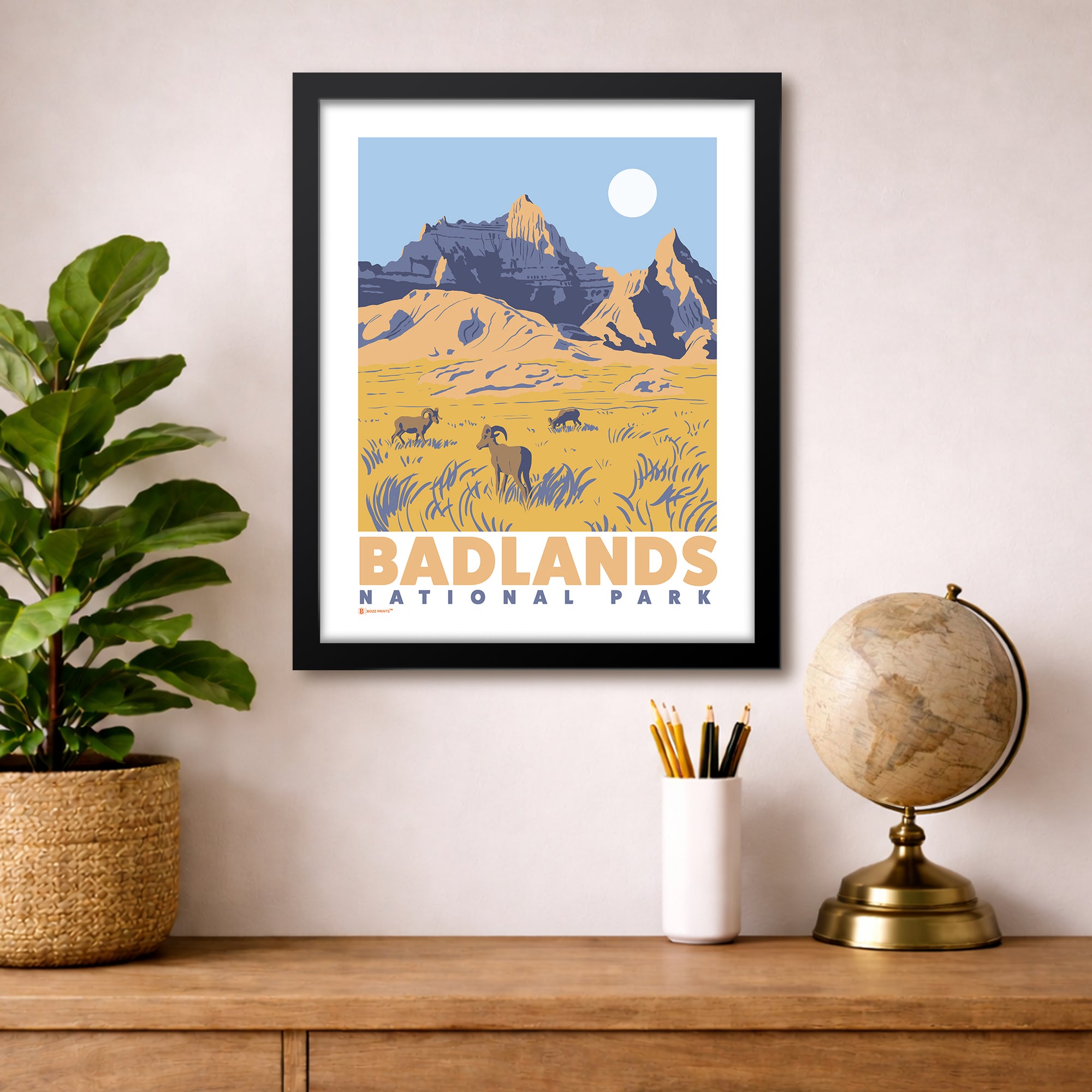 Badlands National Park South Dakota Print - Bozz Prints