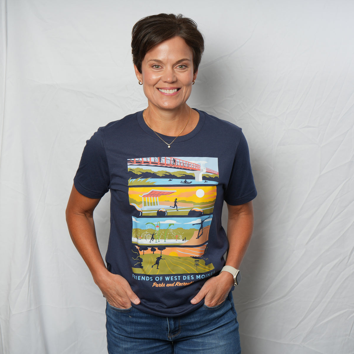 Friends of West Des Moines Parks & Recreation Landmarks T-Shirt