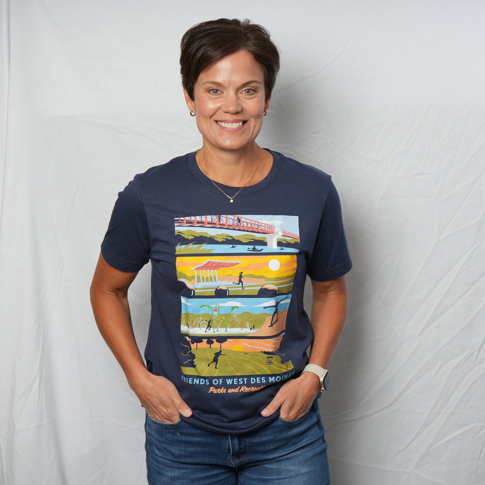 Friends of West Des Moines Parks & Recreation Landmarks T-Shirt