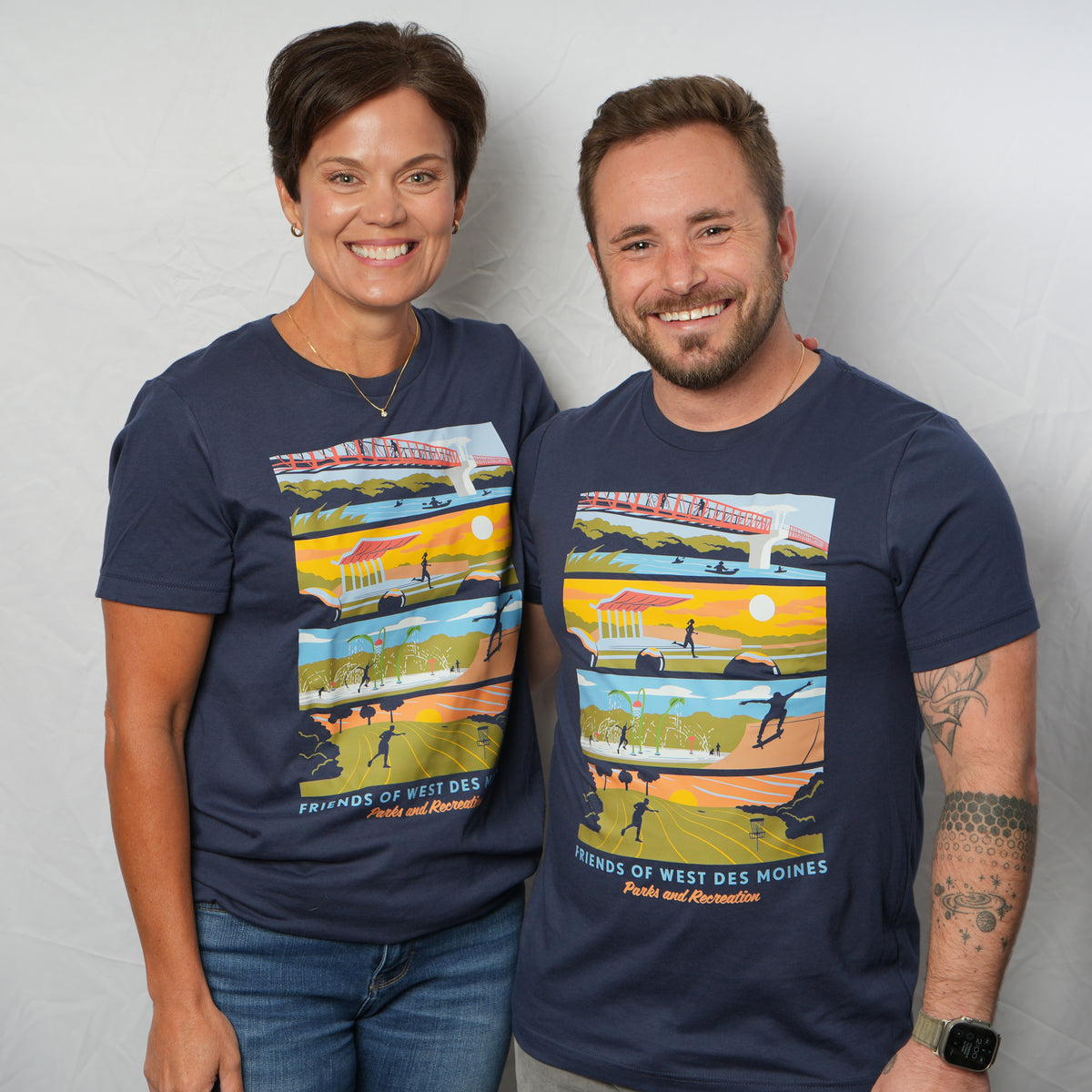 Friends of West Des Moines Parks & Recreation Landmarks T-Shirt