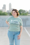 Des Moines Bridge Sage T-Shirt