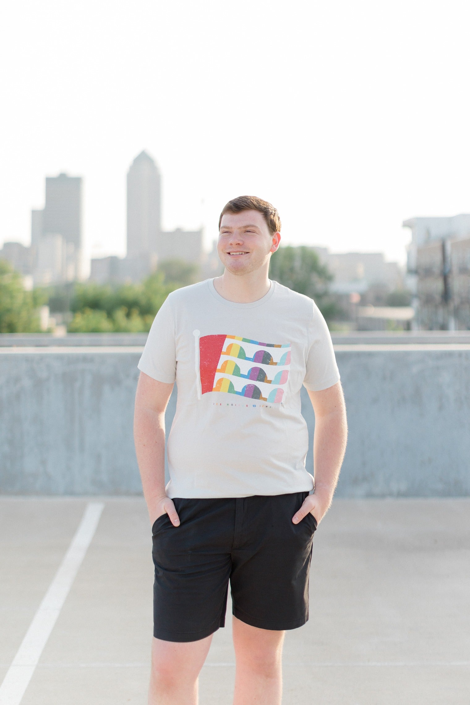 Des Moines Pride Flag T-Shirt | Prints