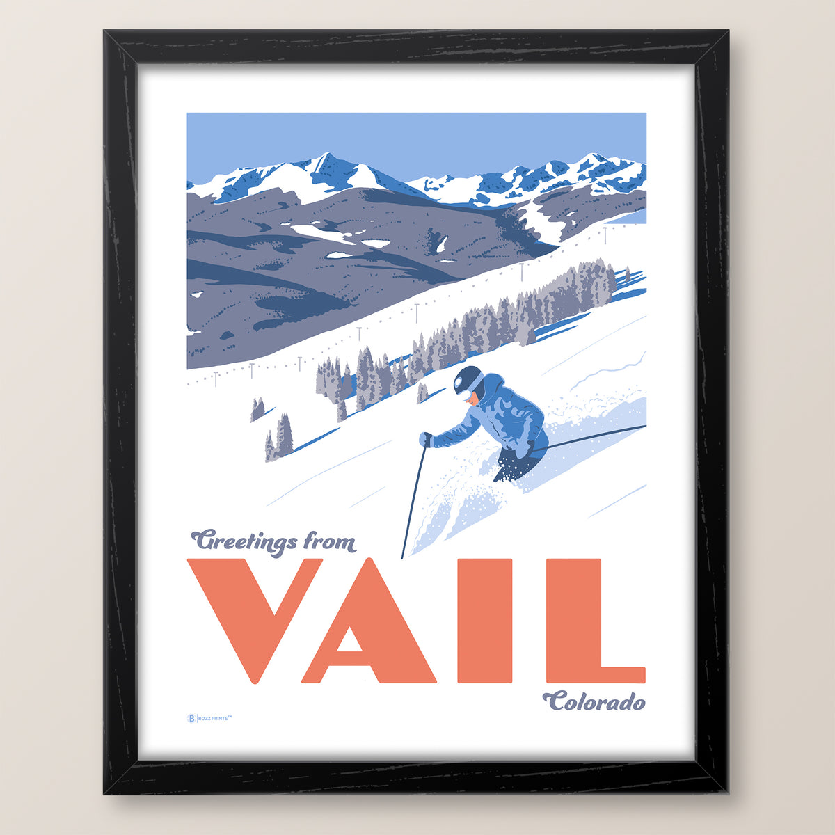 Greetings from Vail Colorado Print