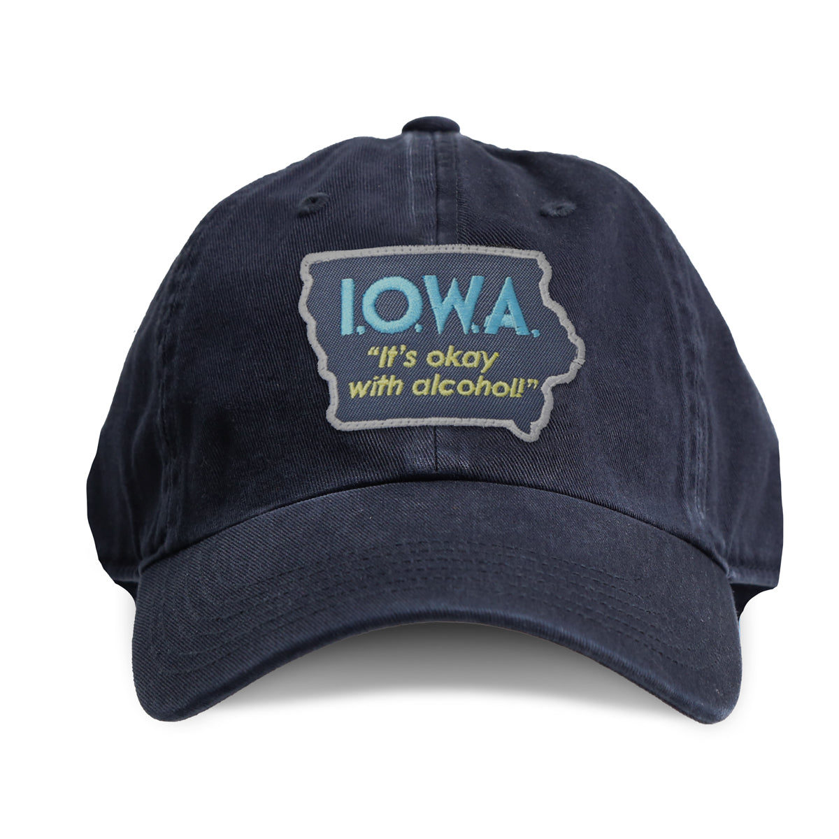 I.O.W.A. It's Okay With Alcohol Dad Hat