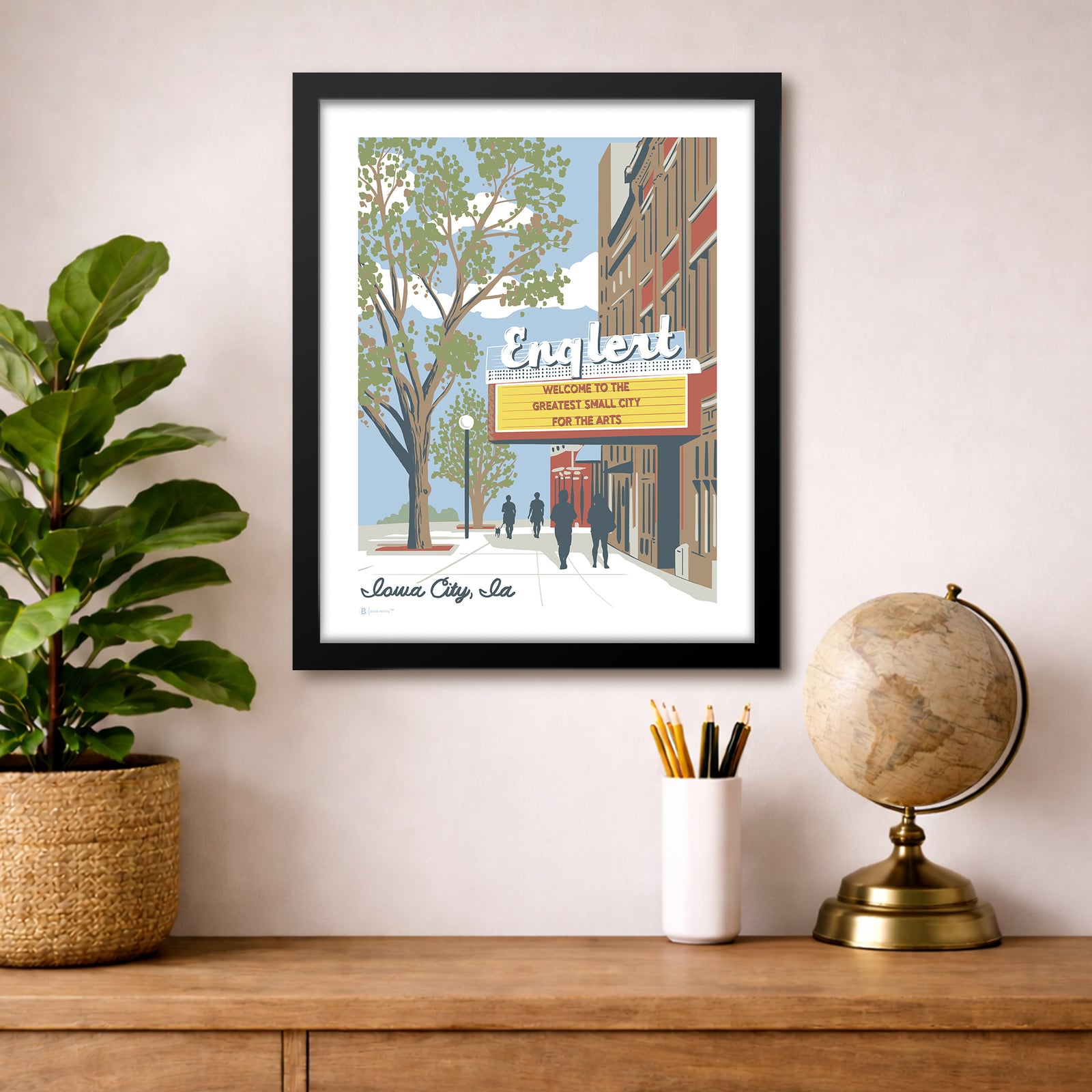 Iowa City: Greatest Small City for the Arts Print