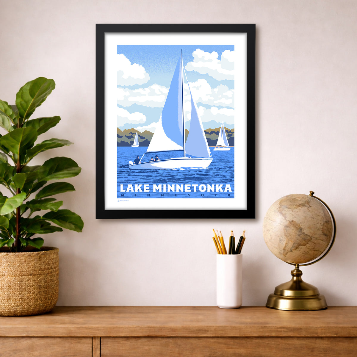 Lake Minnetonka Sailing Print