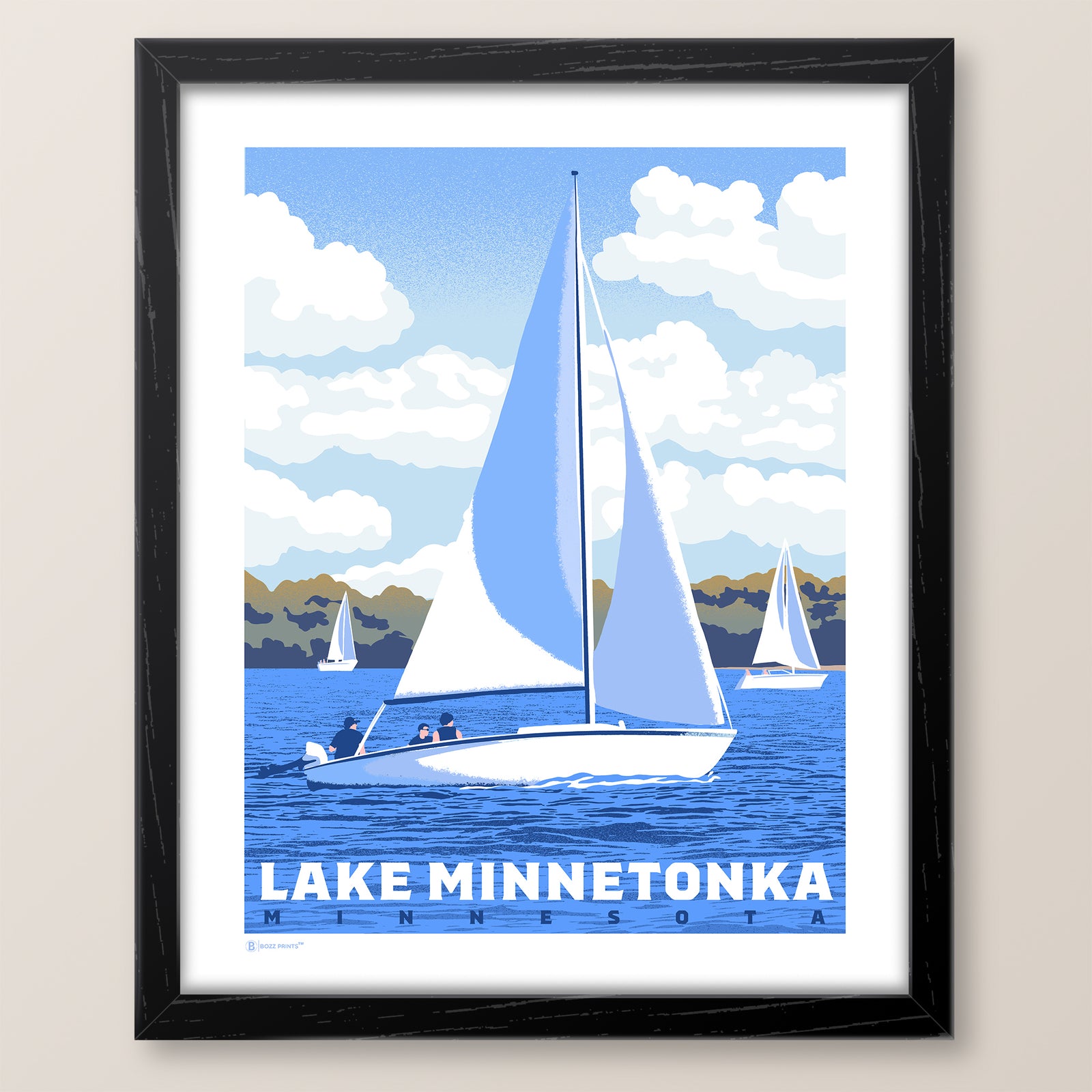 Lake Minnetonka Sailing Print