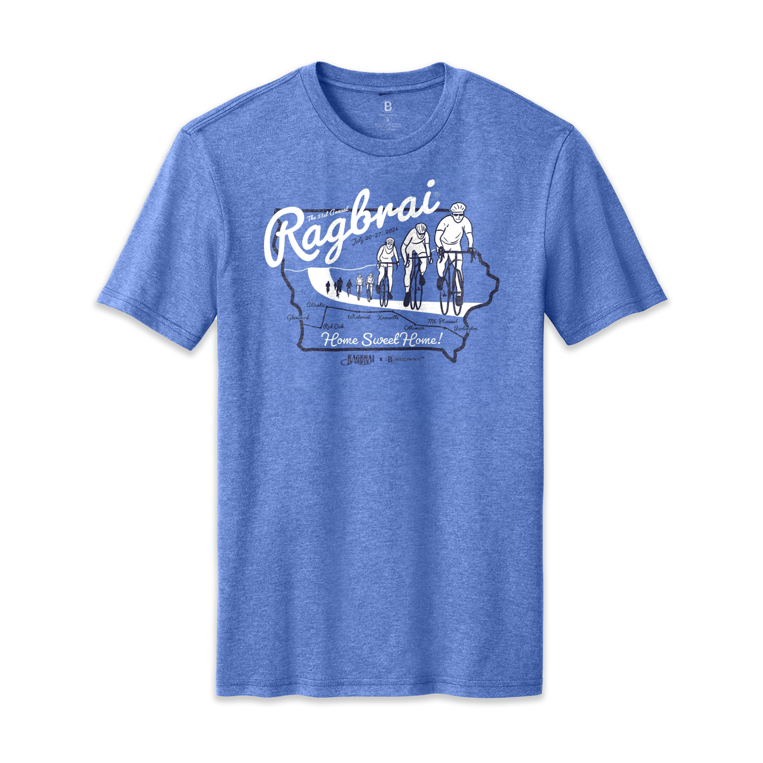 Home Sweet Home RAGBRAI LI T-Shirt