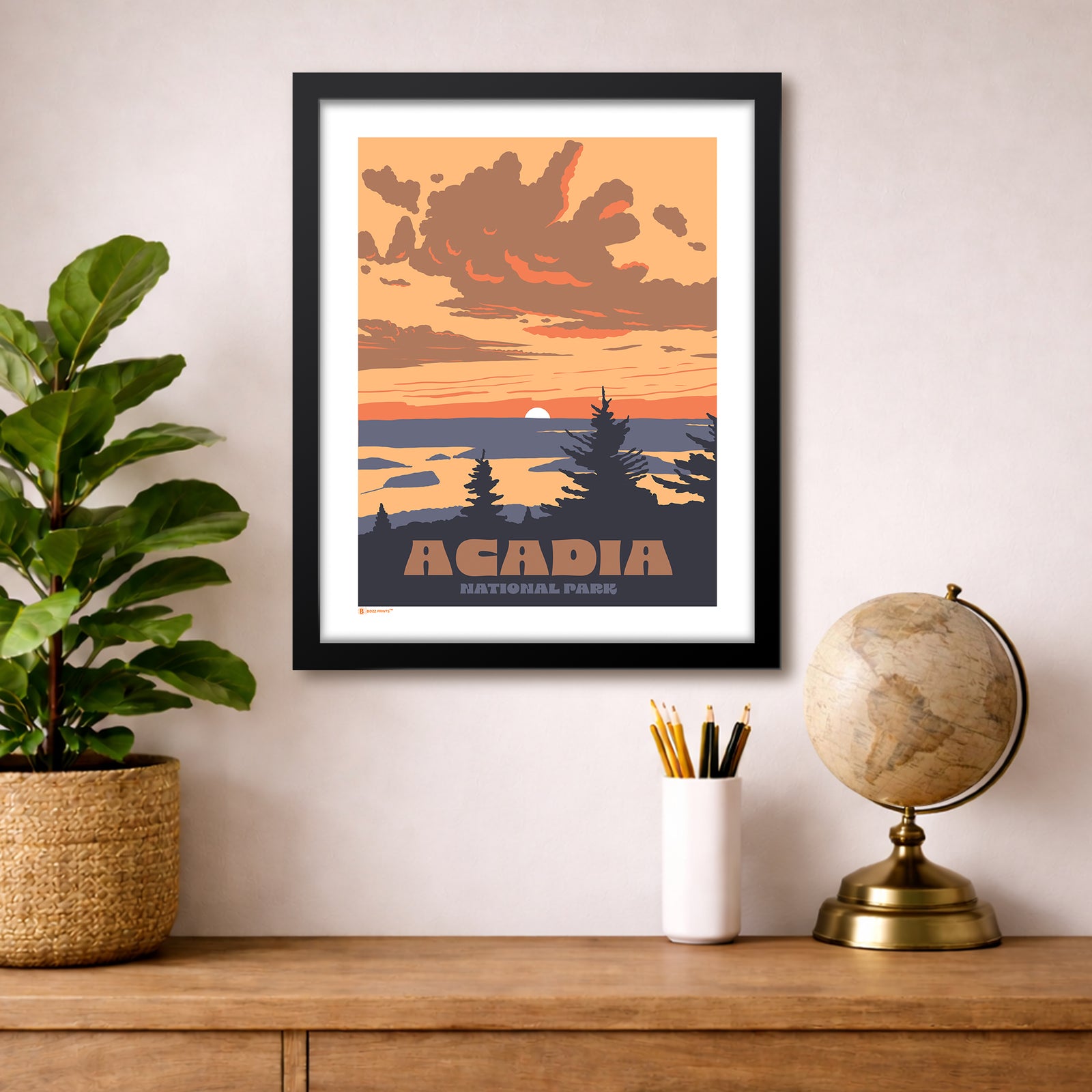 Acadia National Park Cadillac Mountain Sunrise Print