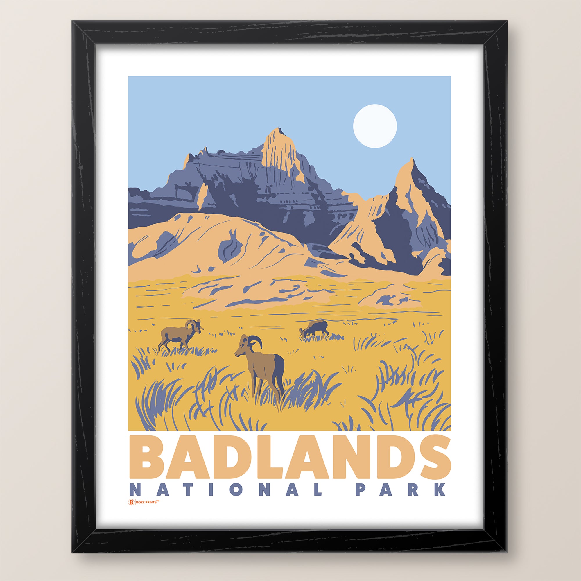 Badlands National Park South Dakota Print - Bozz Prints