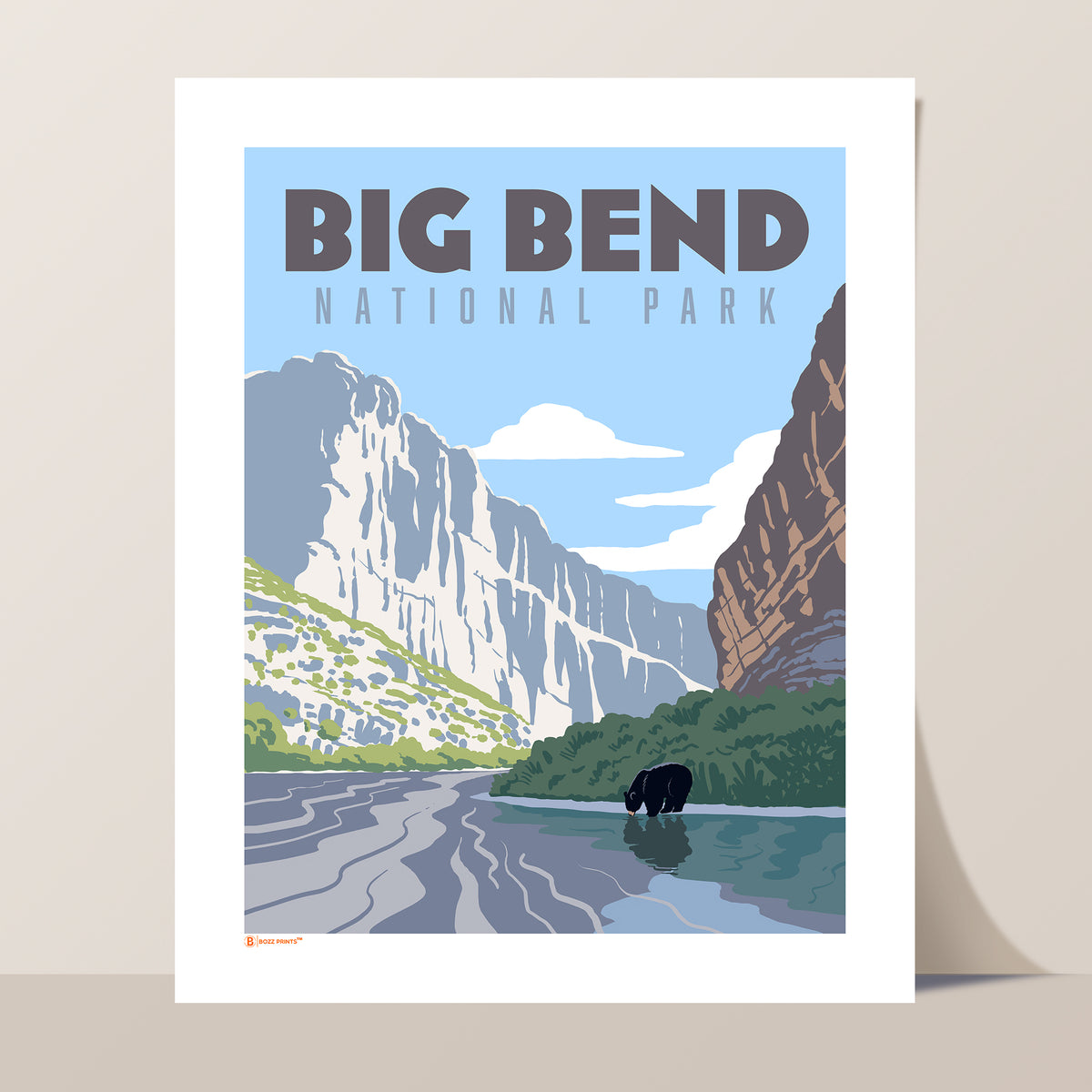 Big Bend National Park Santa Elena Canyon Print