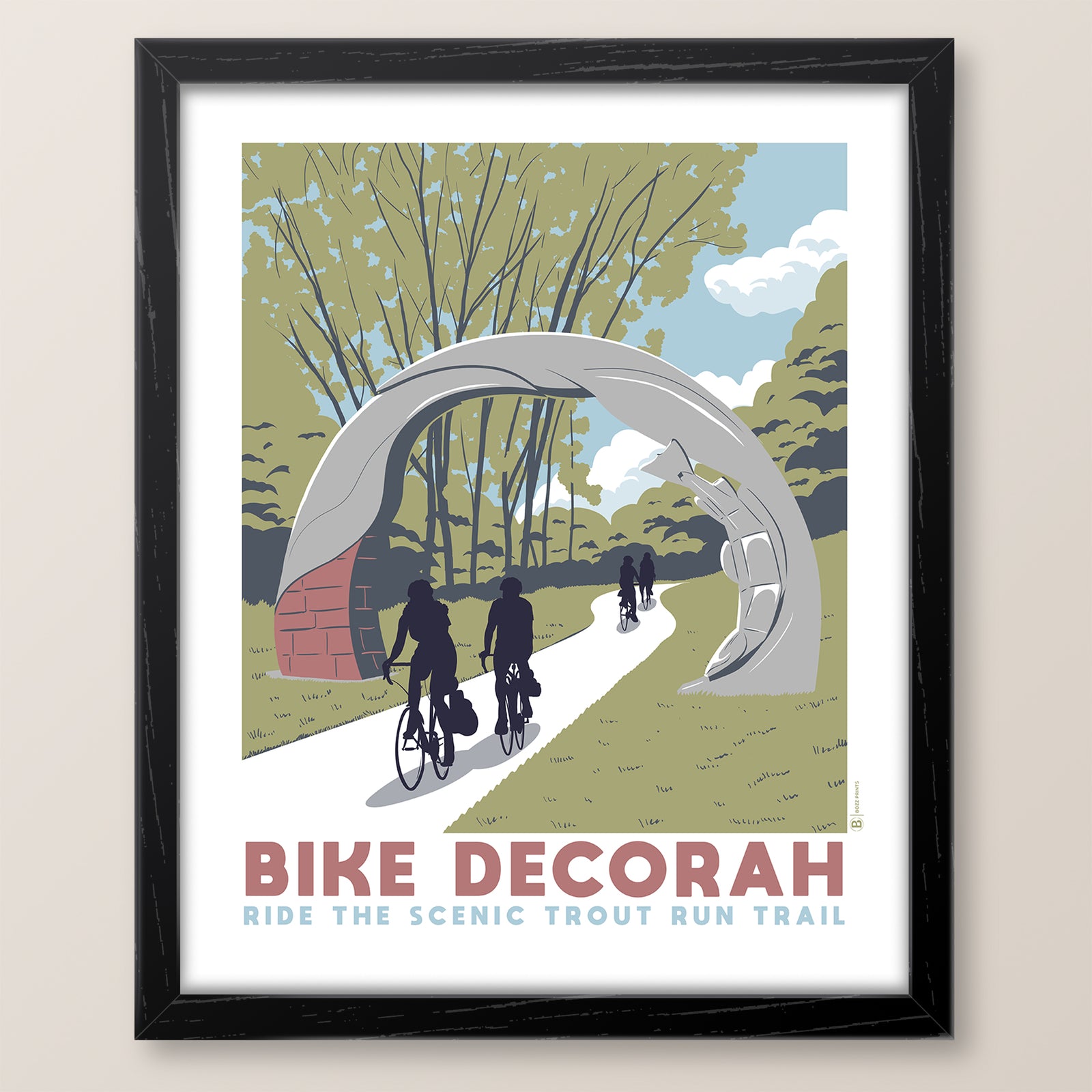 Bike Decorah Print