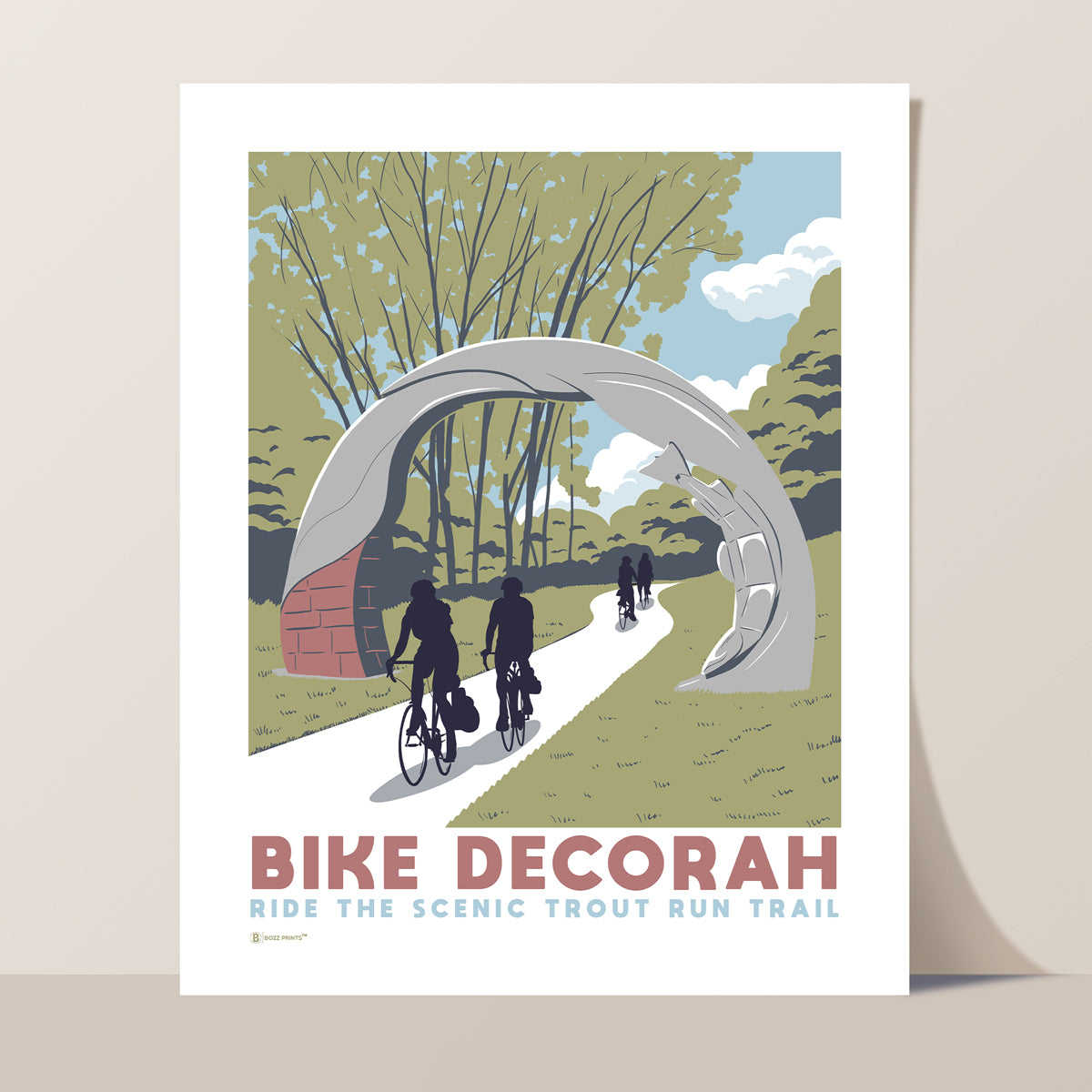 Bike Decorah Print