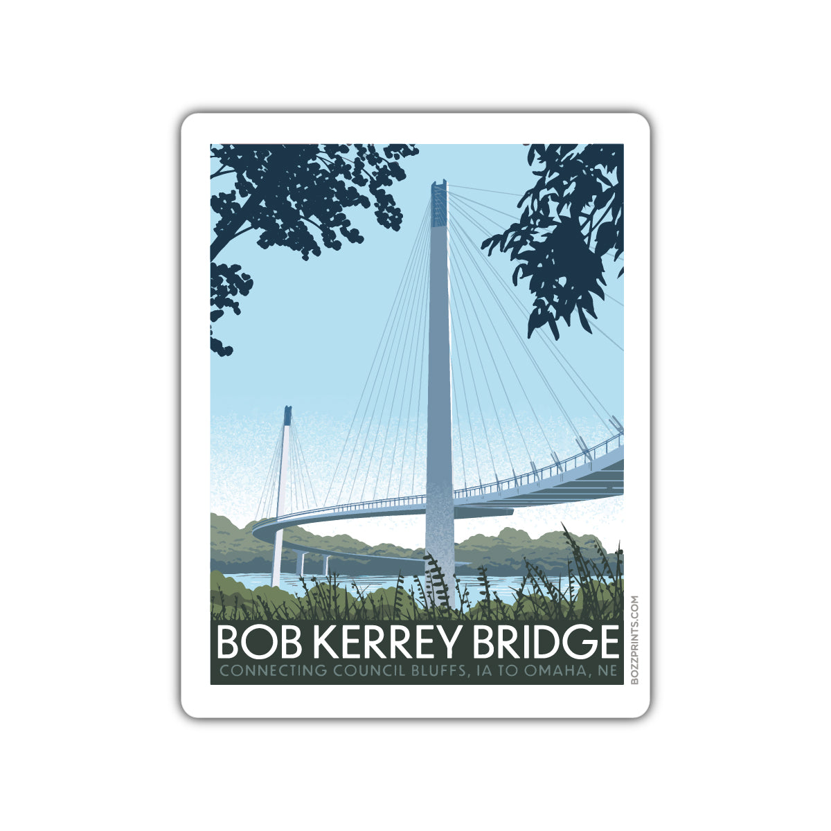 Bob Kerrey Bridge Sticker
