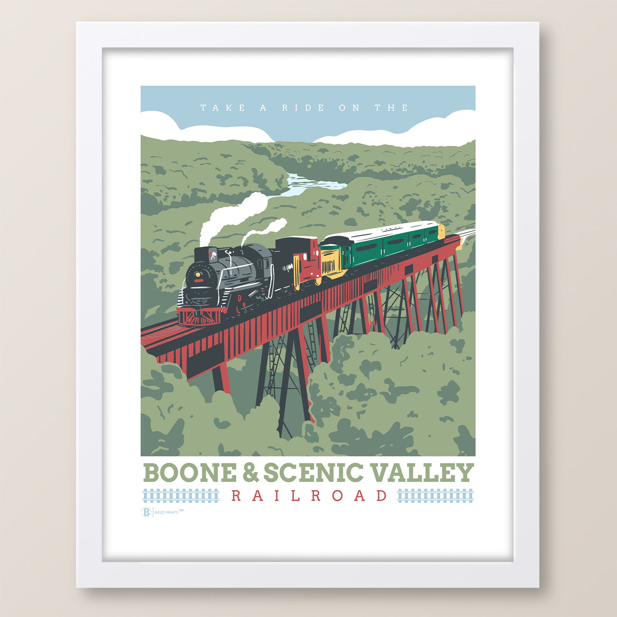 Boone & Scenic Valley Railroad Print