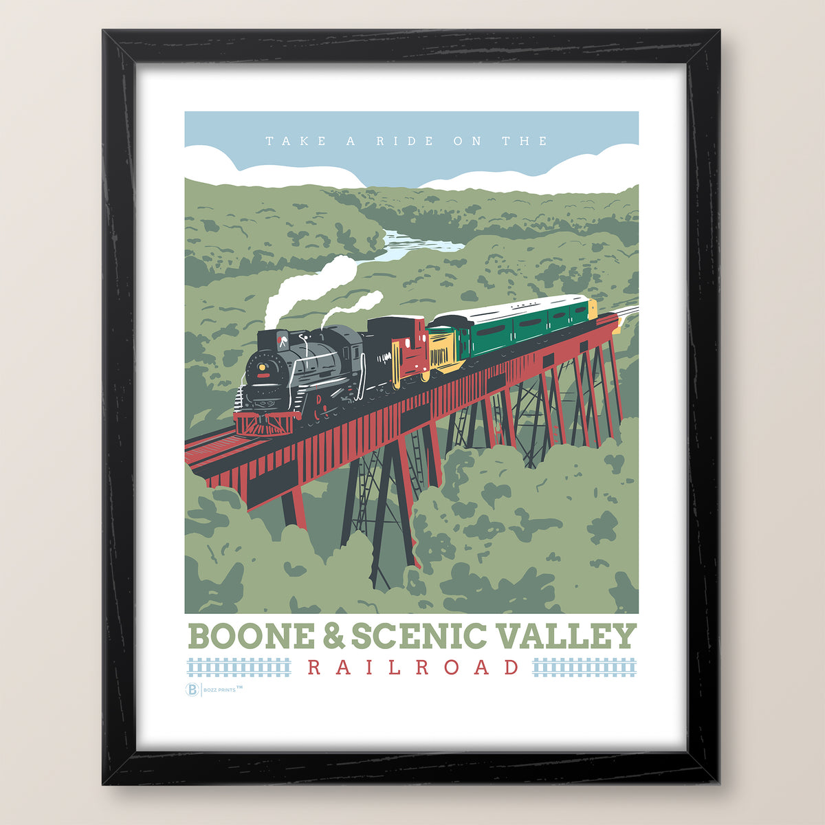 Boone &amp; Scenic Valley Railroad Print